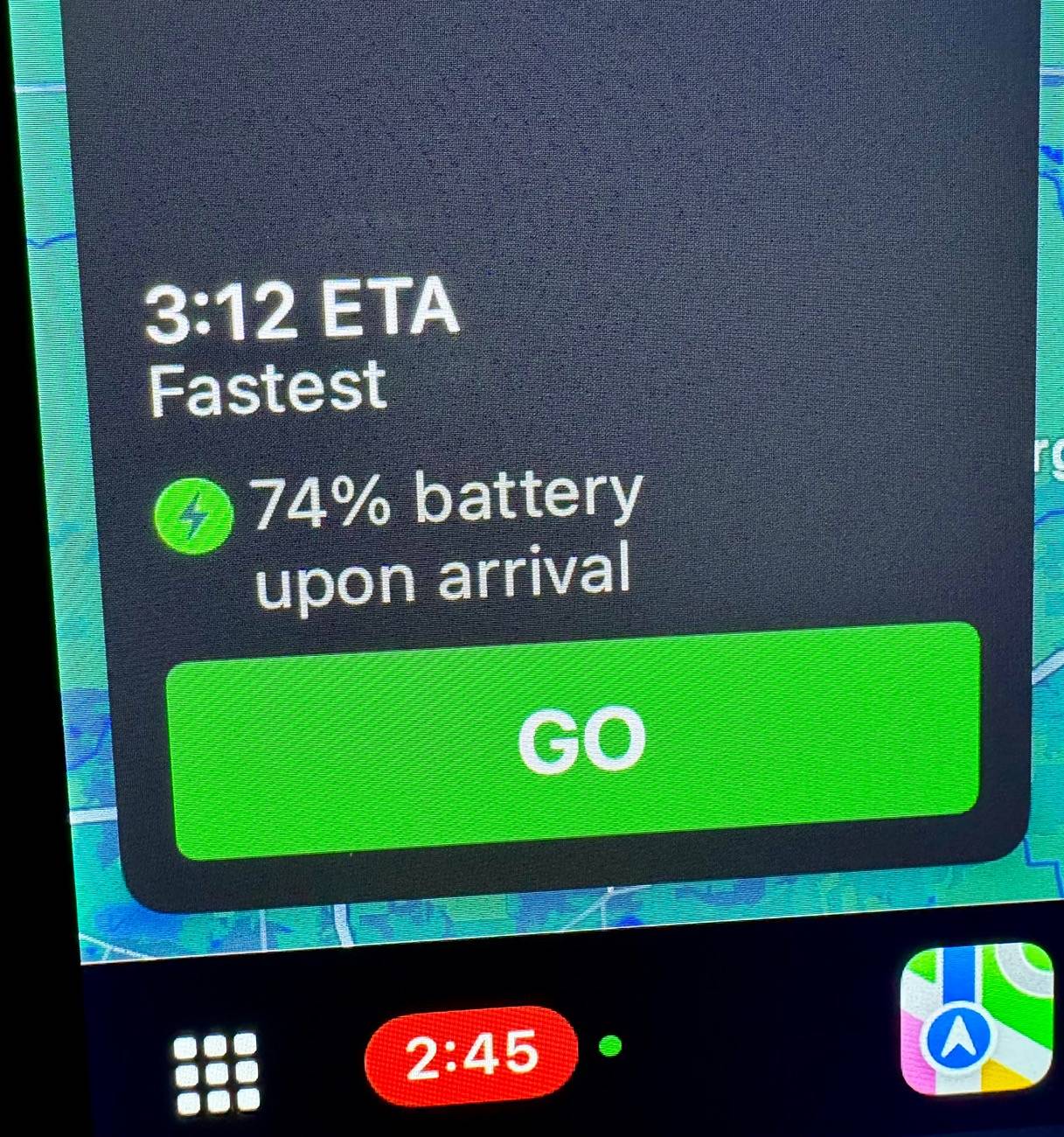 Ford F-150 Lightning How can I display % of charge remaining at destination. IMG_3084