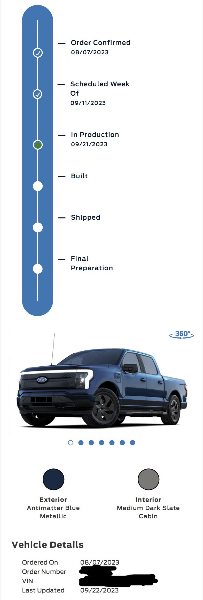 Ford F-150 Lightning ✅ 9/11/2023 Lightning Build Week Group (MY2023) IMG_3183