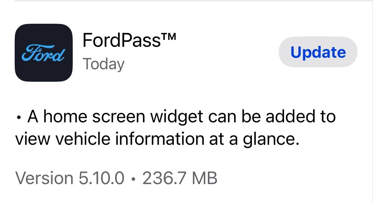 Ford F-150 Lightning FordPass 5.10.0 iOS IMG_3185