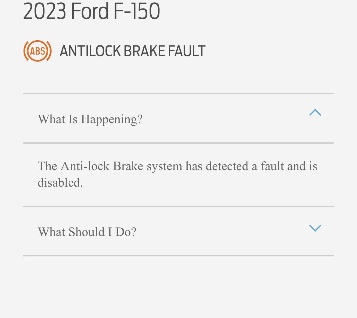 Ford F-150 Lightning Antilock Brake Fault IMG_3274