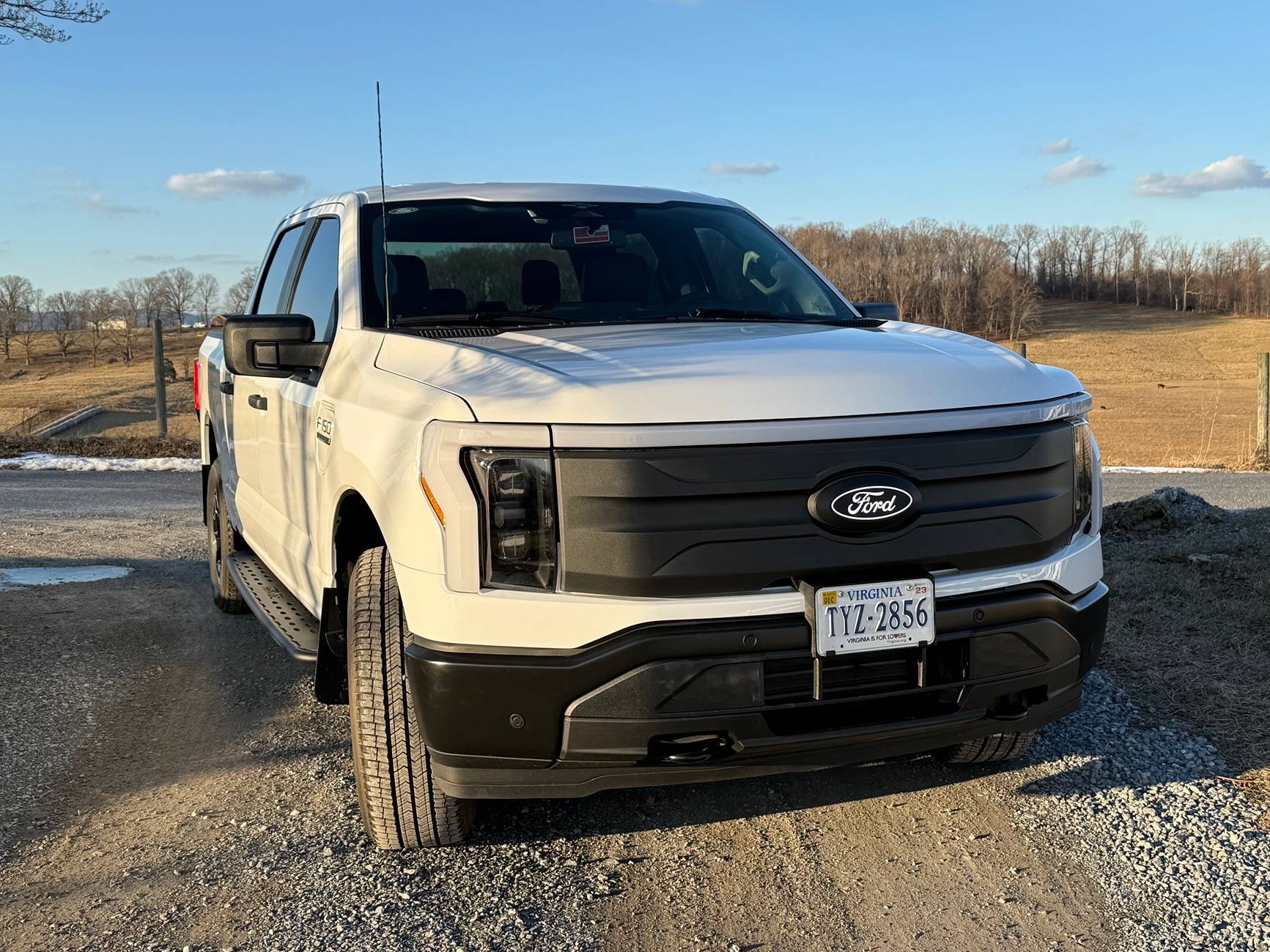 Ford F-150 Lightning Oxford White Pro ER Build IMG_3442