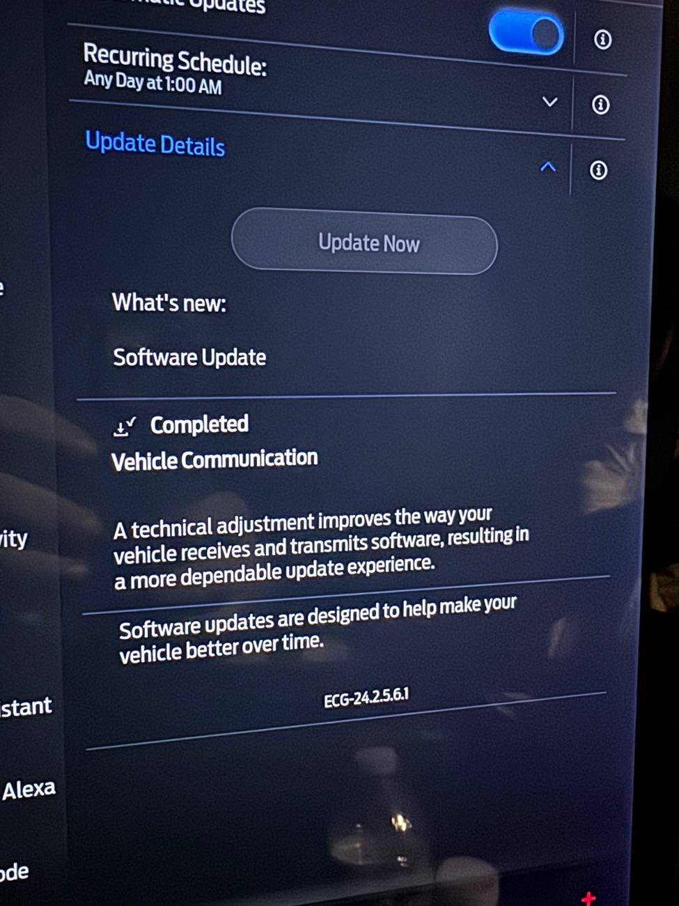 Ford F-150 Lightning Stuck on "Not Completed" for a OTA update. IMG_3513