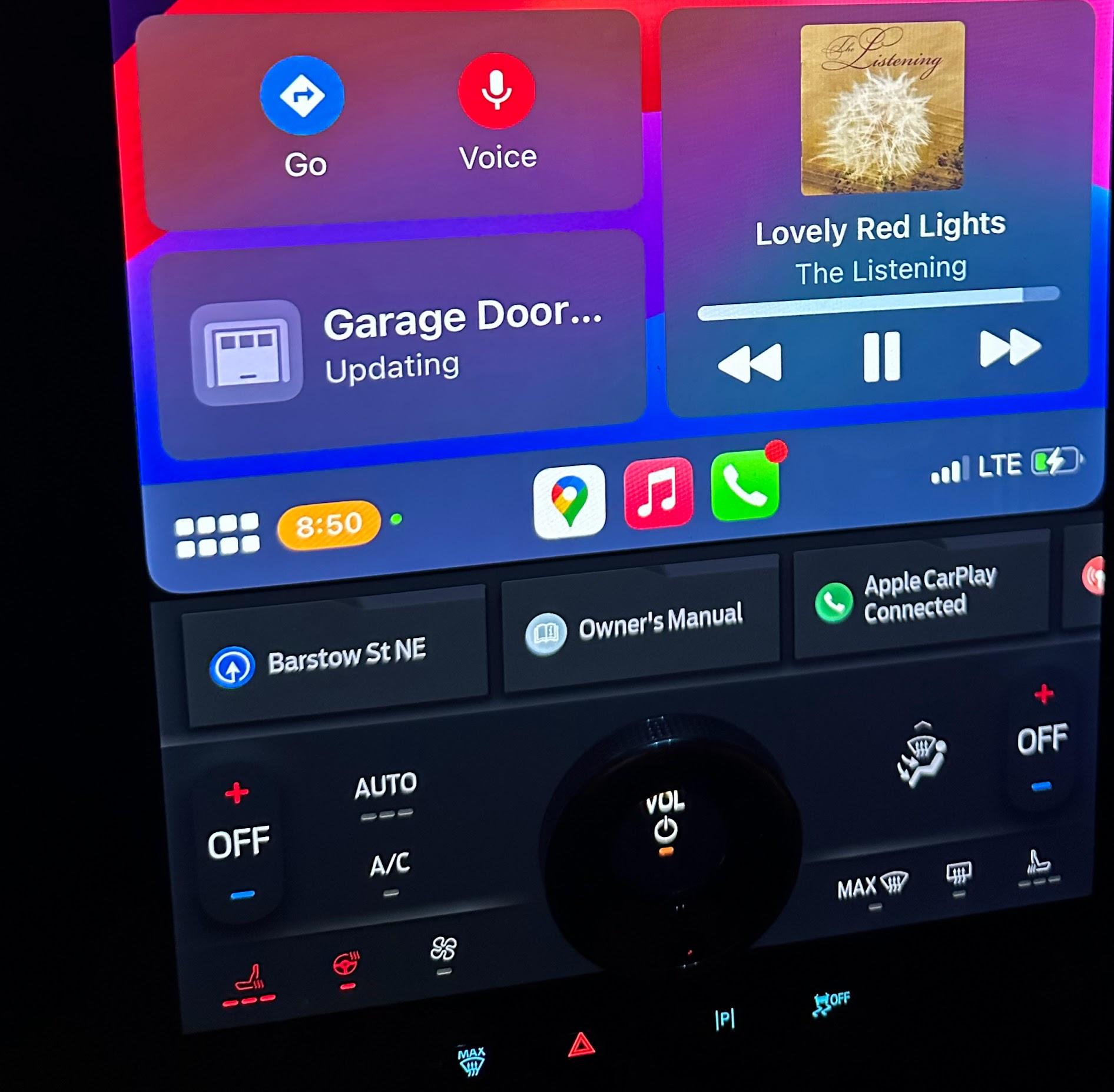 Ford F-150 Lightning MyQ Panel on Carplay IMG_3648