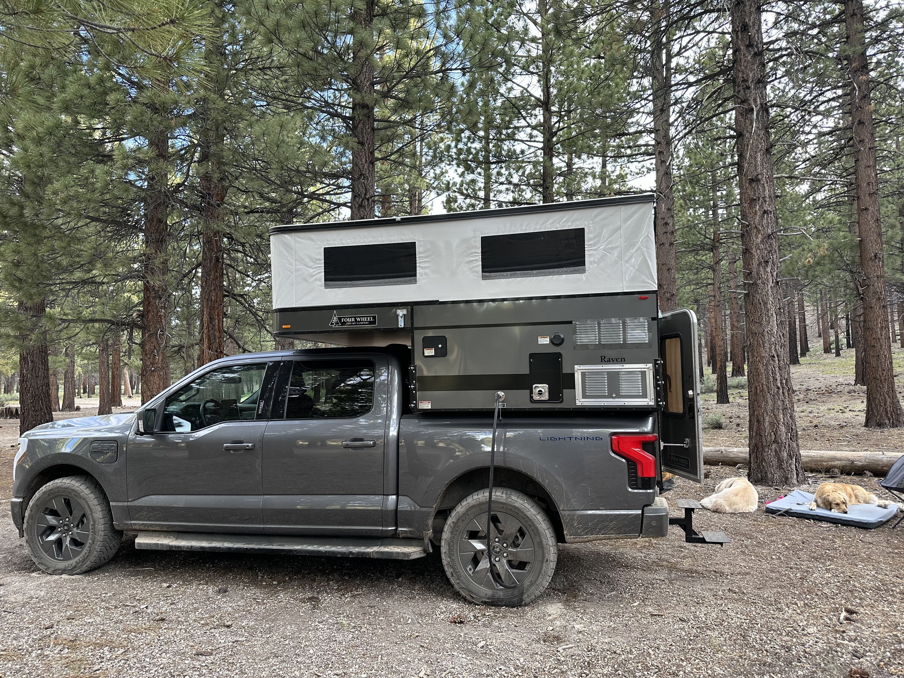 My F-150 Lightning / Raven Slide In Camper Review Article For Four