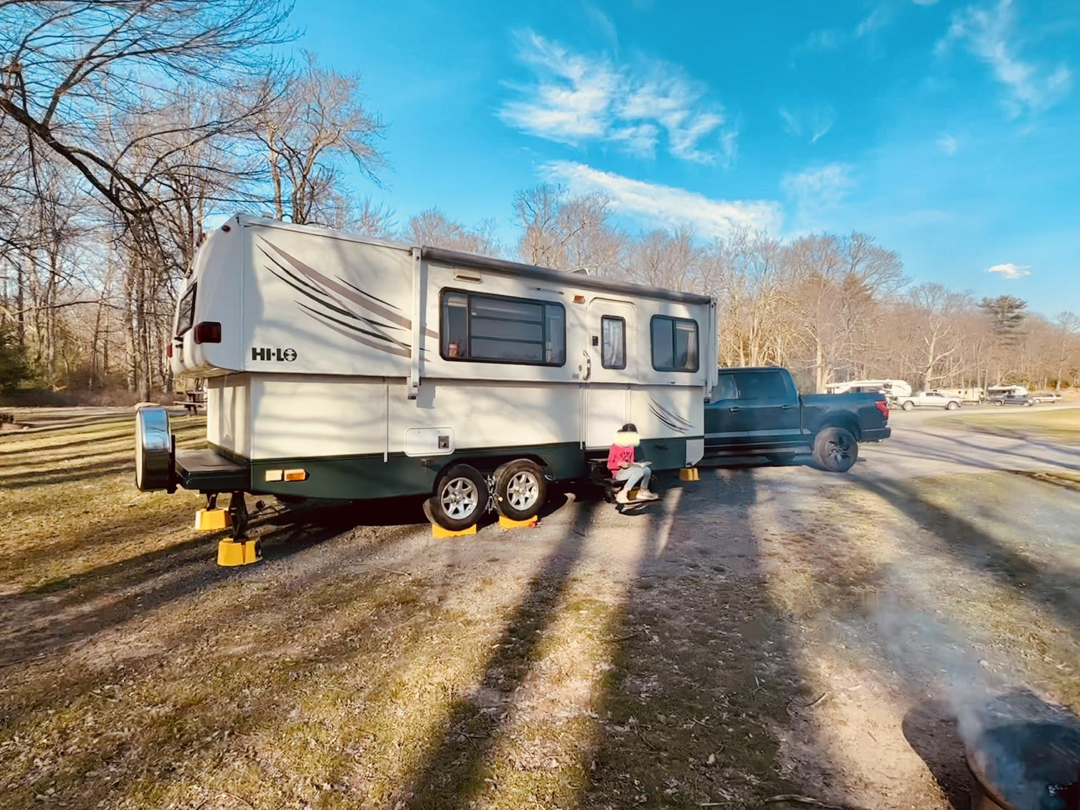 Ford F-150 Lightning Towed 25' Hi-Lo Travel Trailer to Hickory Run State Park... Lightning pulled great! (Better than Rivian) IMG_3780