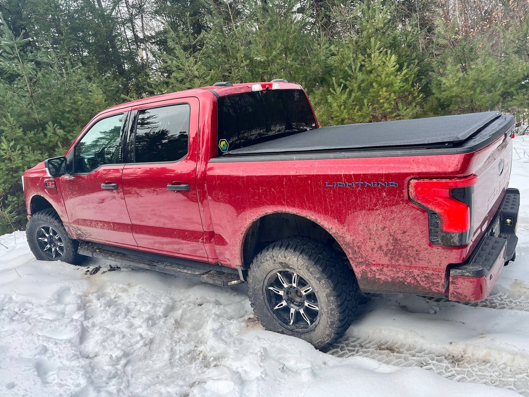 Ford F-150 Lightning Hunting today with my 2022 Xlt standard. IMG_3954