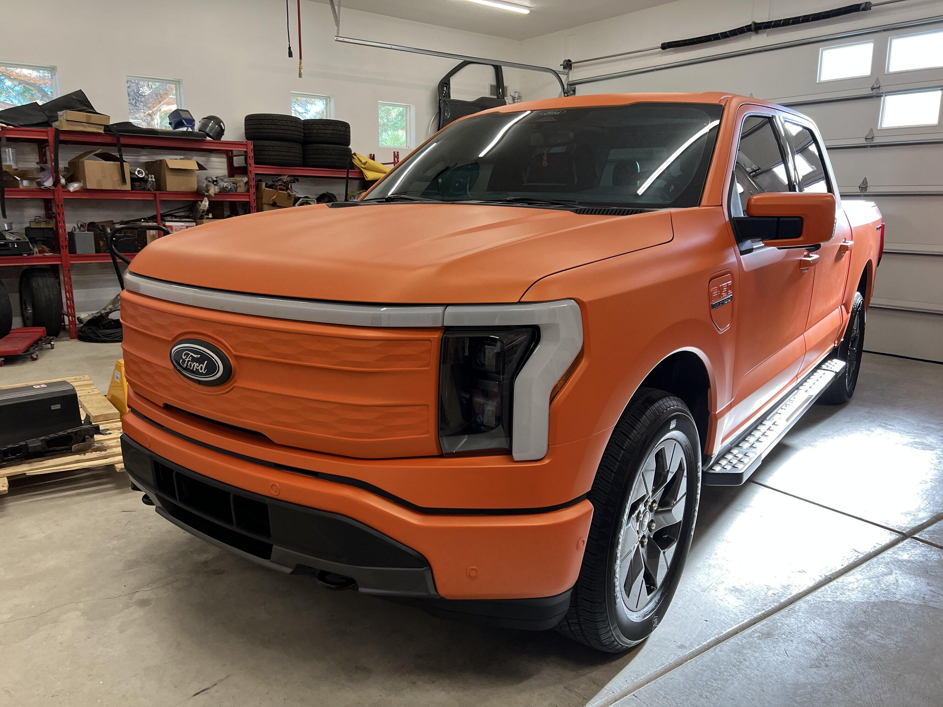 Ford F-150 Lightning Tips to protect front “grill” IMG_4141