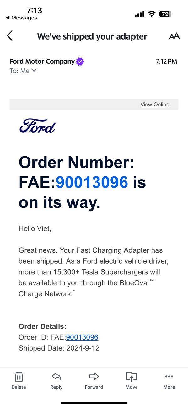 Ford F-150 Lightning Ford Resumes Shipping Fast Charging Adapters (Sept. 2024 batch) IMG_4430