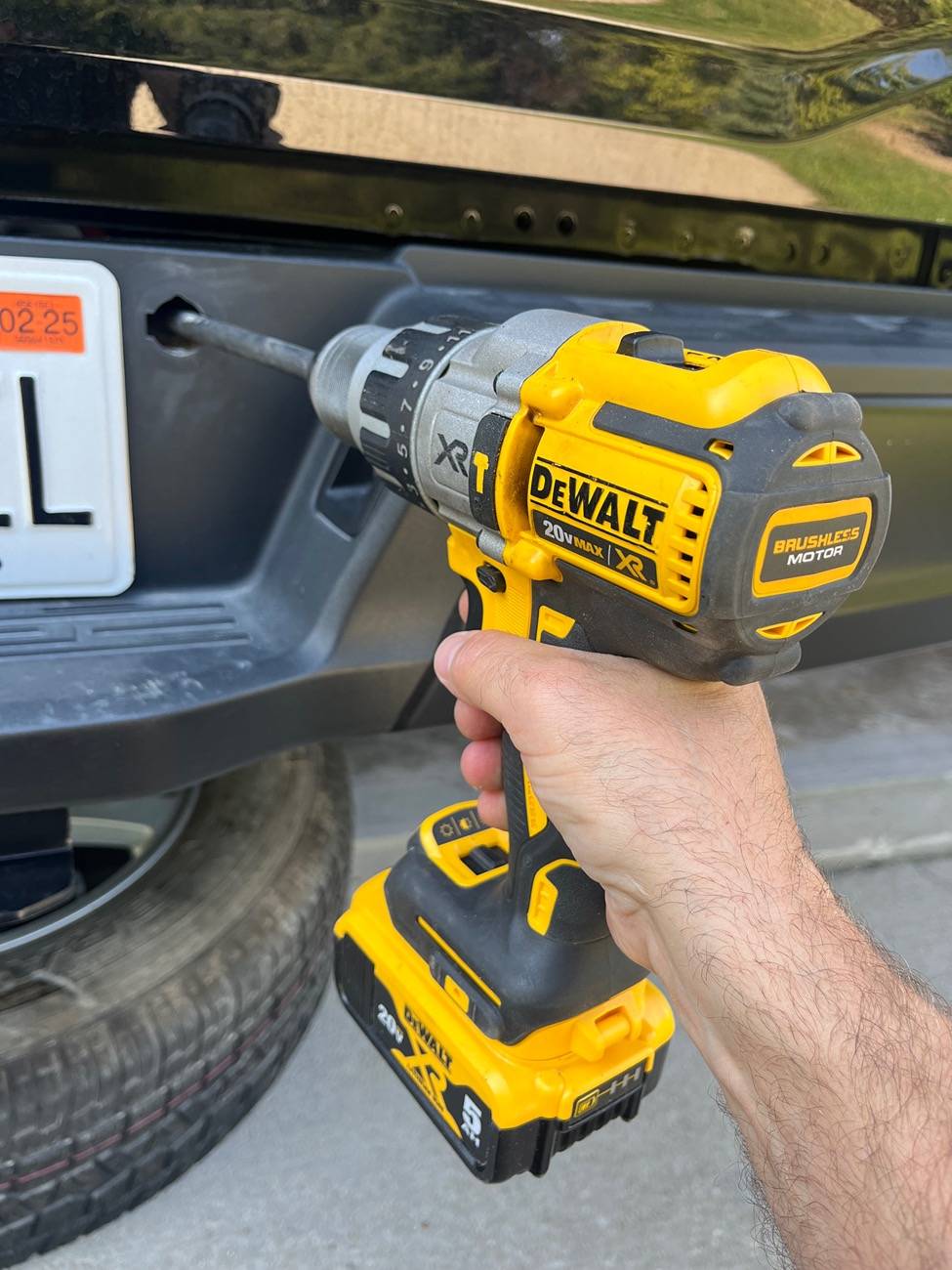 Ford F-150 Lightning Hack for lowering spare tire? IMG_4514