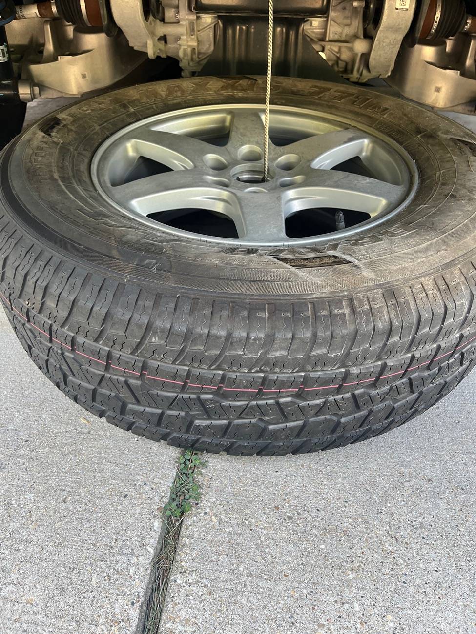 Ford F-150 Lightning Hack for lowering spare tire? IMG_4515