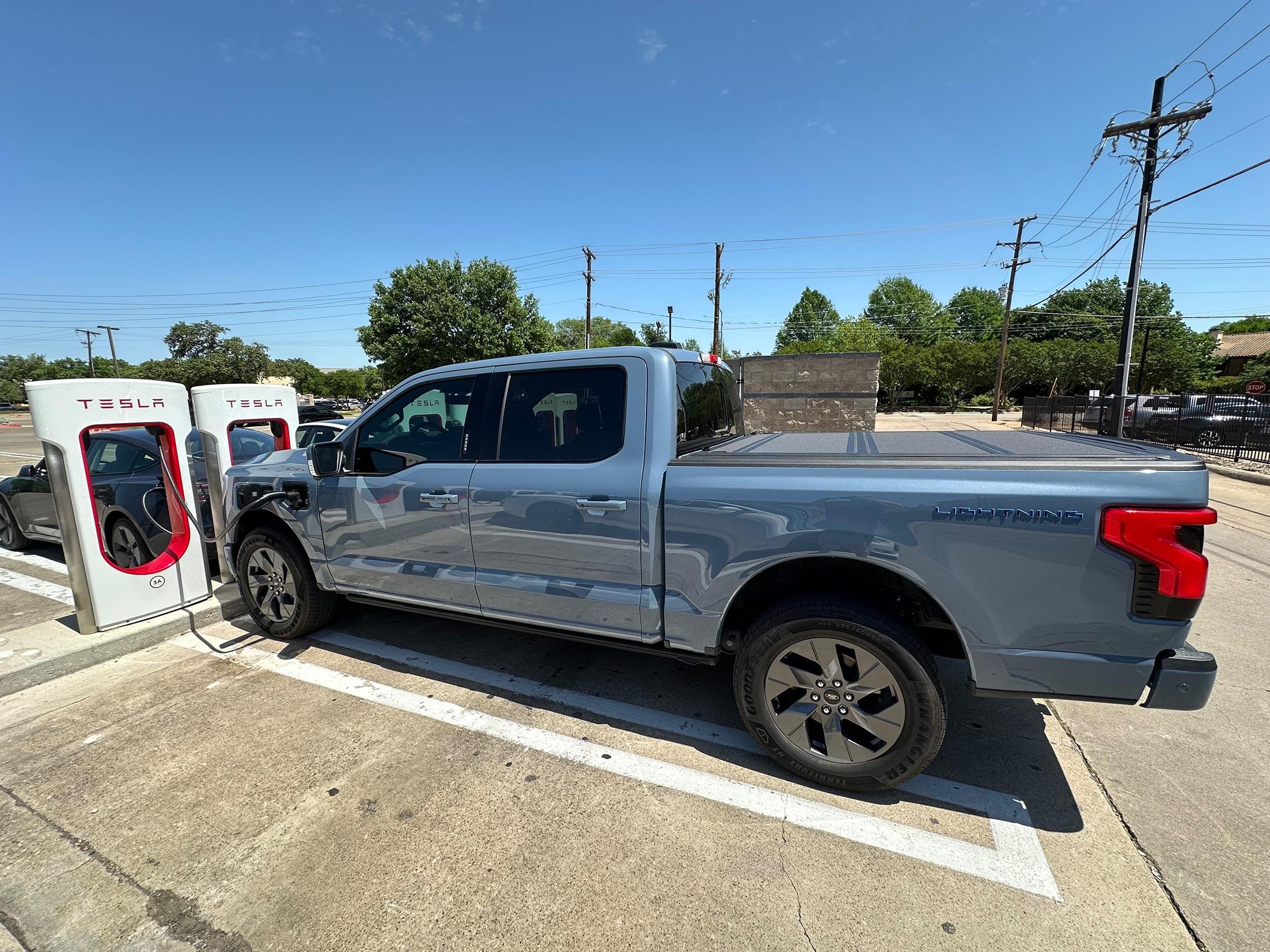 Ford F-150 Lightning Received A2Z EV (NACS to CCS) adapter today IMG_4623