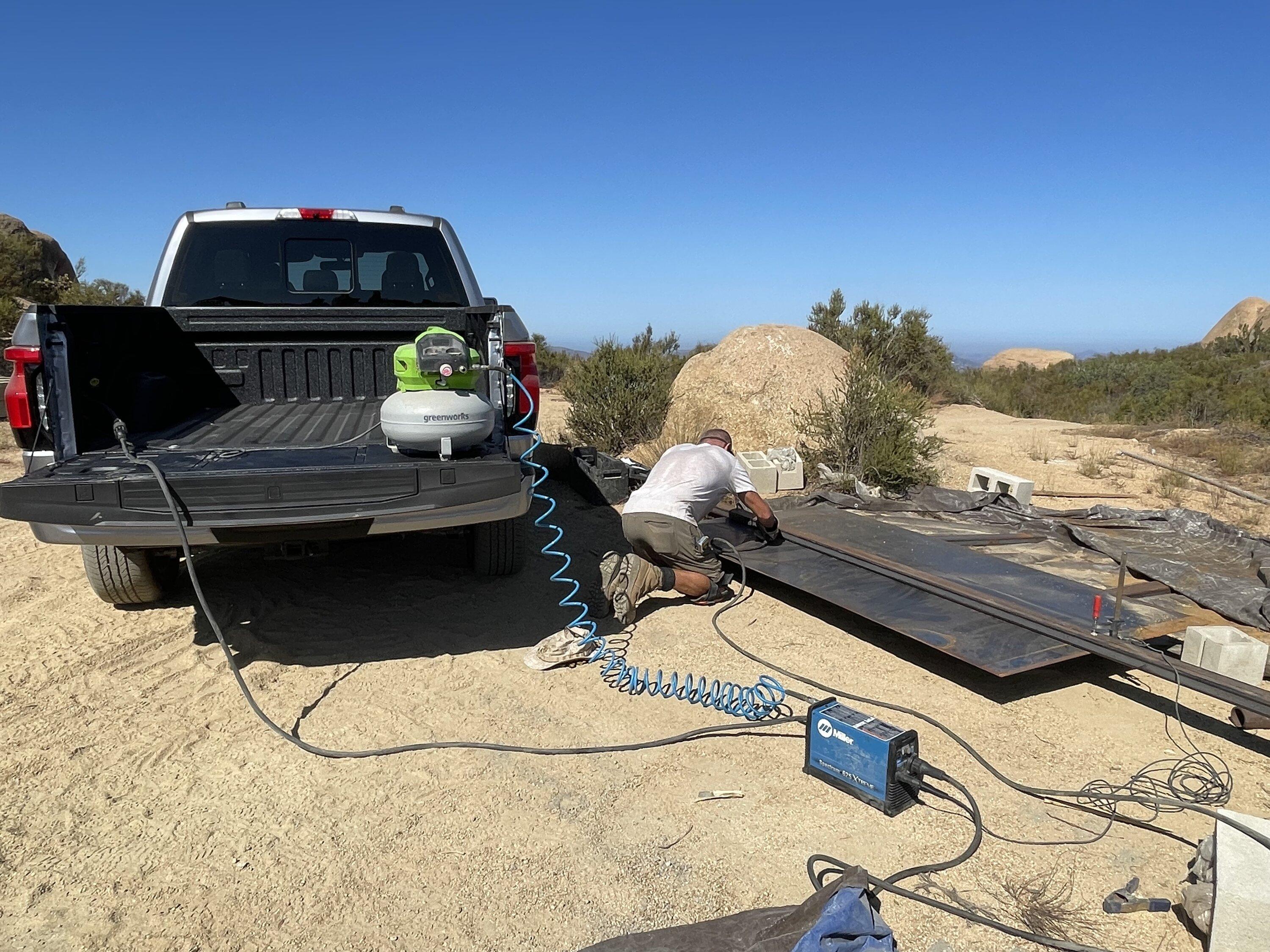 Ford F-150 Lightning Pro power ground fault detected on 240v well pump IMG_4855