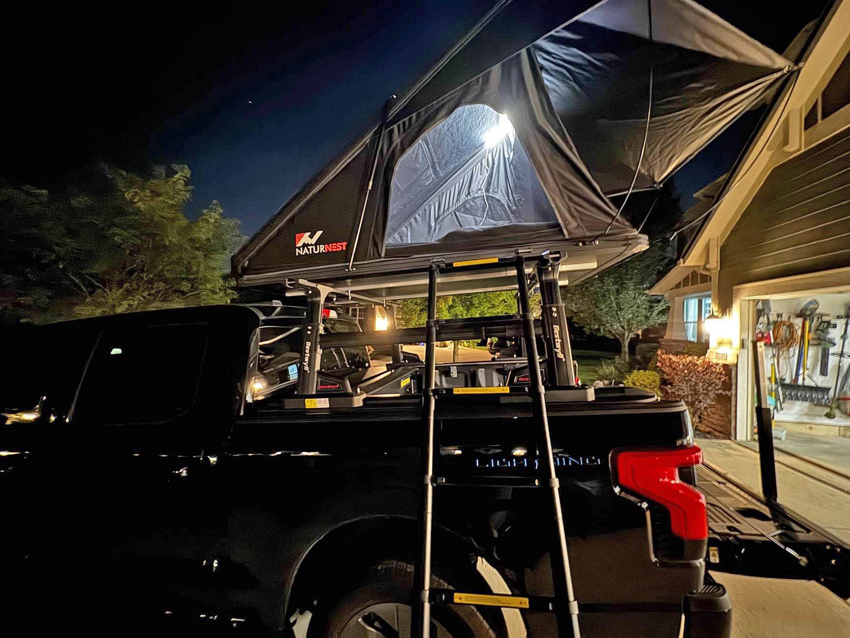 Ford F-150 Lightning Rooftop Camping Setup -- Naturnest RTT IMG_4905