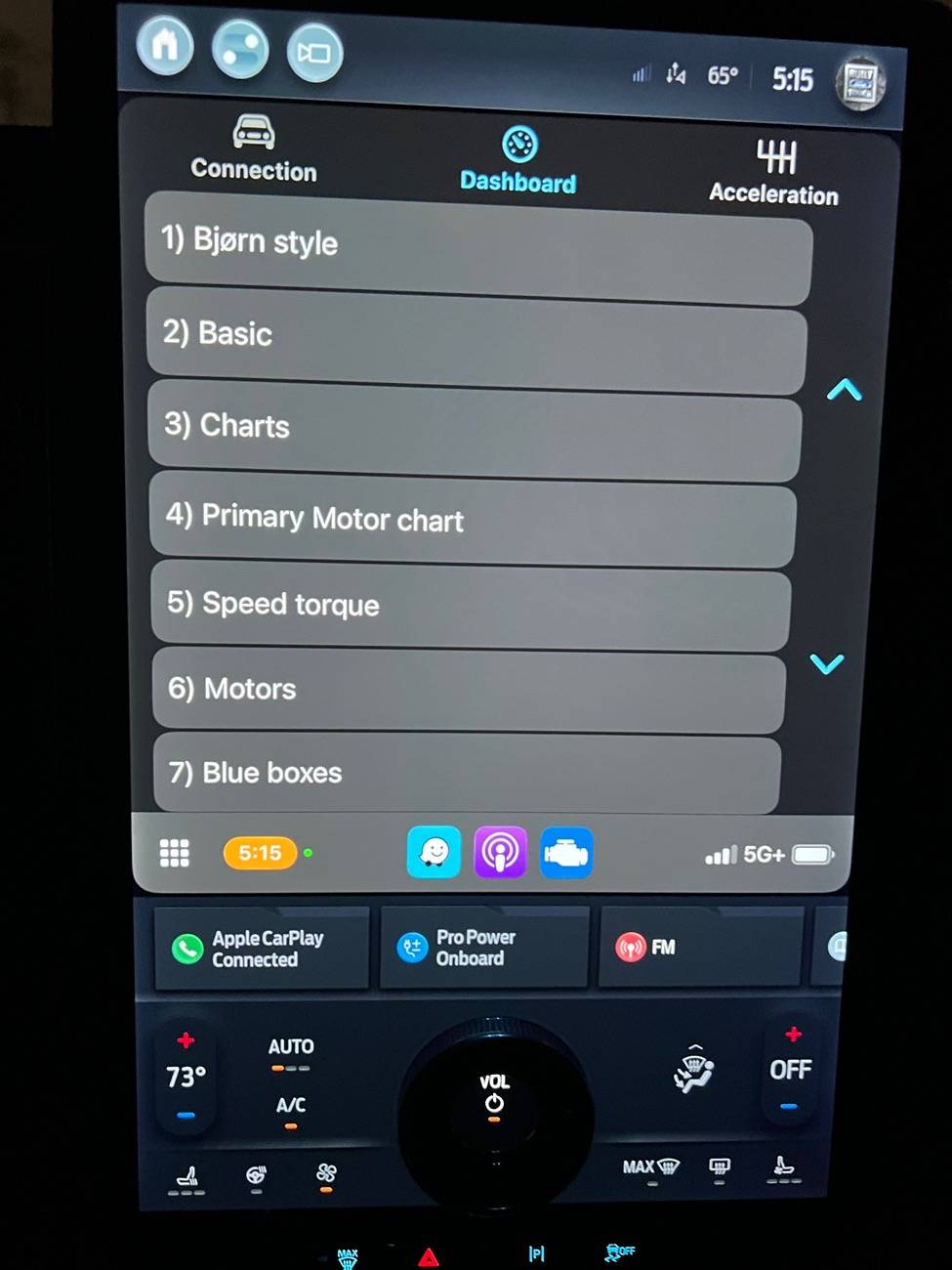 Ford F-150 Lightning Car scanner app works pretty good with CarPlay IMG_5161