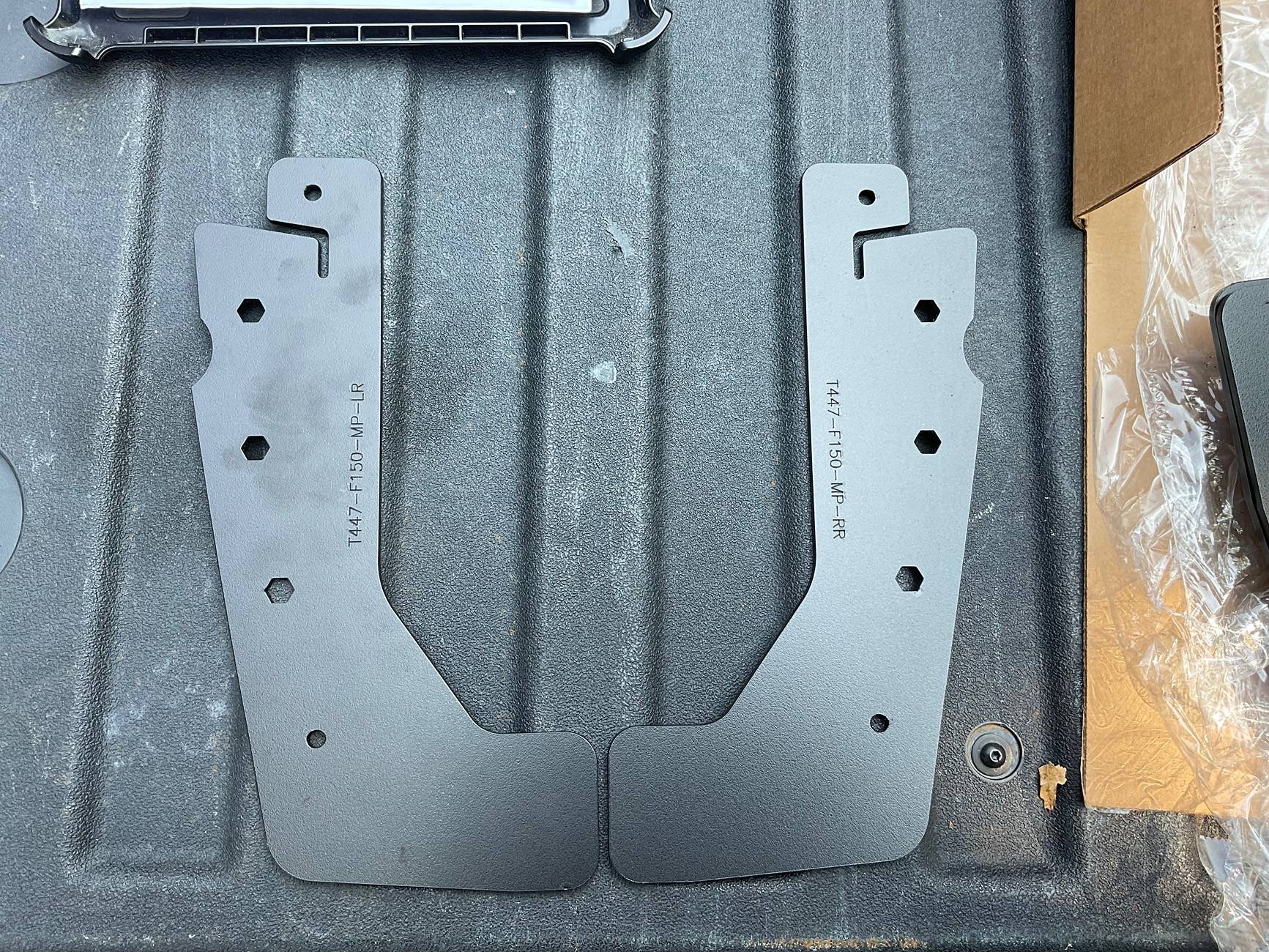 Ford F-150 Lightning Snow review - RokBlokz aftermarket mud flaps. IMG_5234