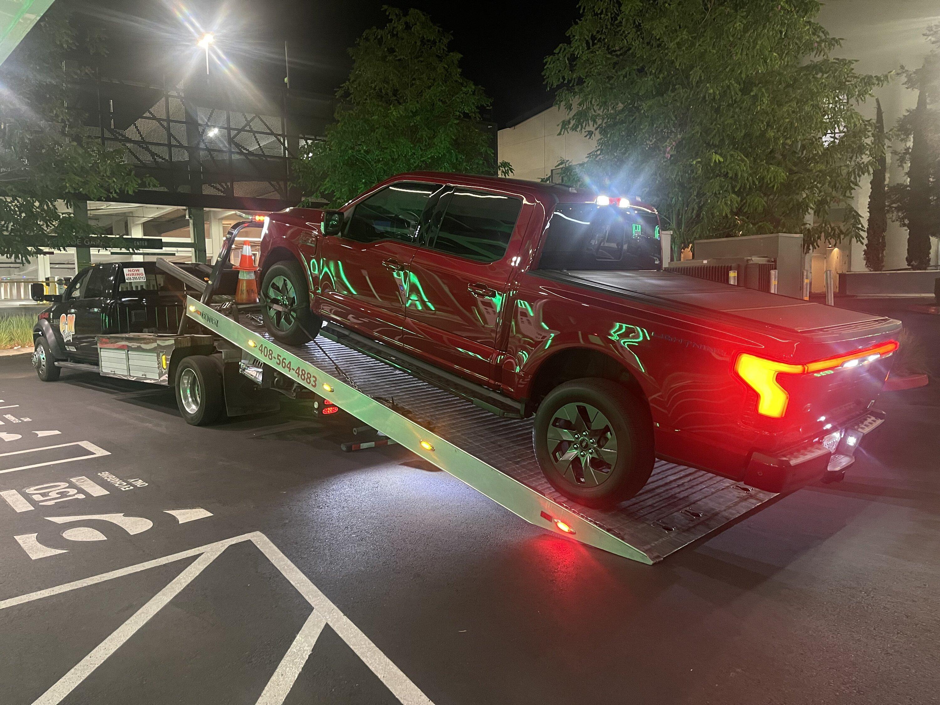 Ford F-150 Lightning Shifter stuck in park, shift system fault IMG_5246