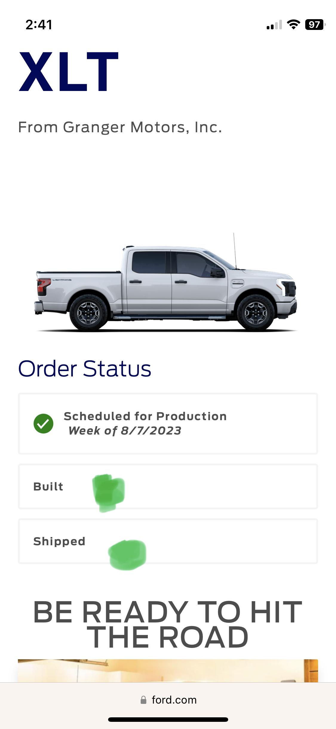 Ford F-150 Lightning ✅ 8/7/2023 Lightning Build Week Group (MY2023) IMG_5317