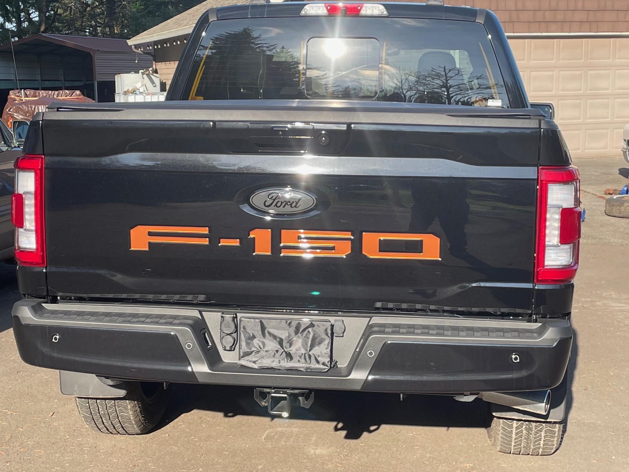 Ford F-150 Lightning Lariat grill vinyl mod (tremor-like) IMG_5439