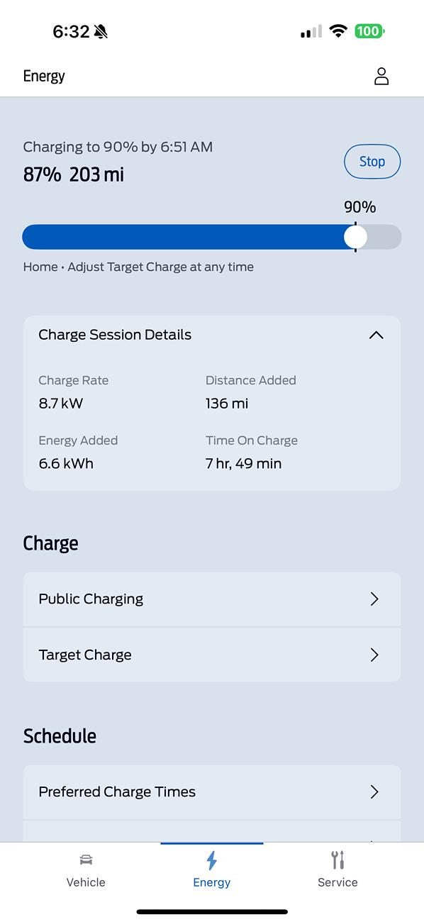 Ford F-150 Lightning FordPass app 5.9.0 released for iOS IMG_5441