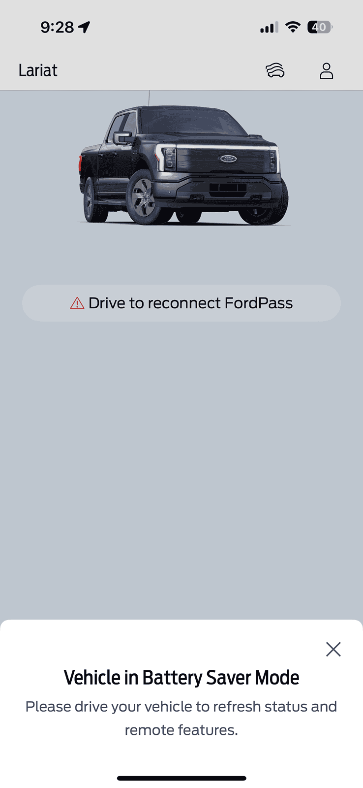 Ford F-150 Lightning FordPass Update 5.0.0 -- Complete Redesign [5.0.3] bug-fix IMG_5650