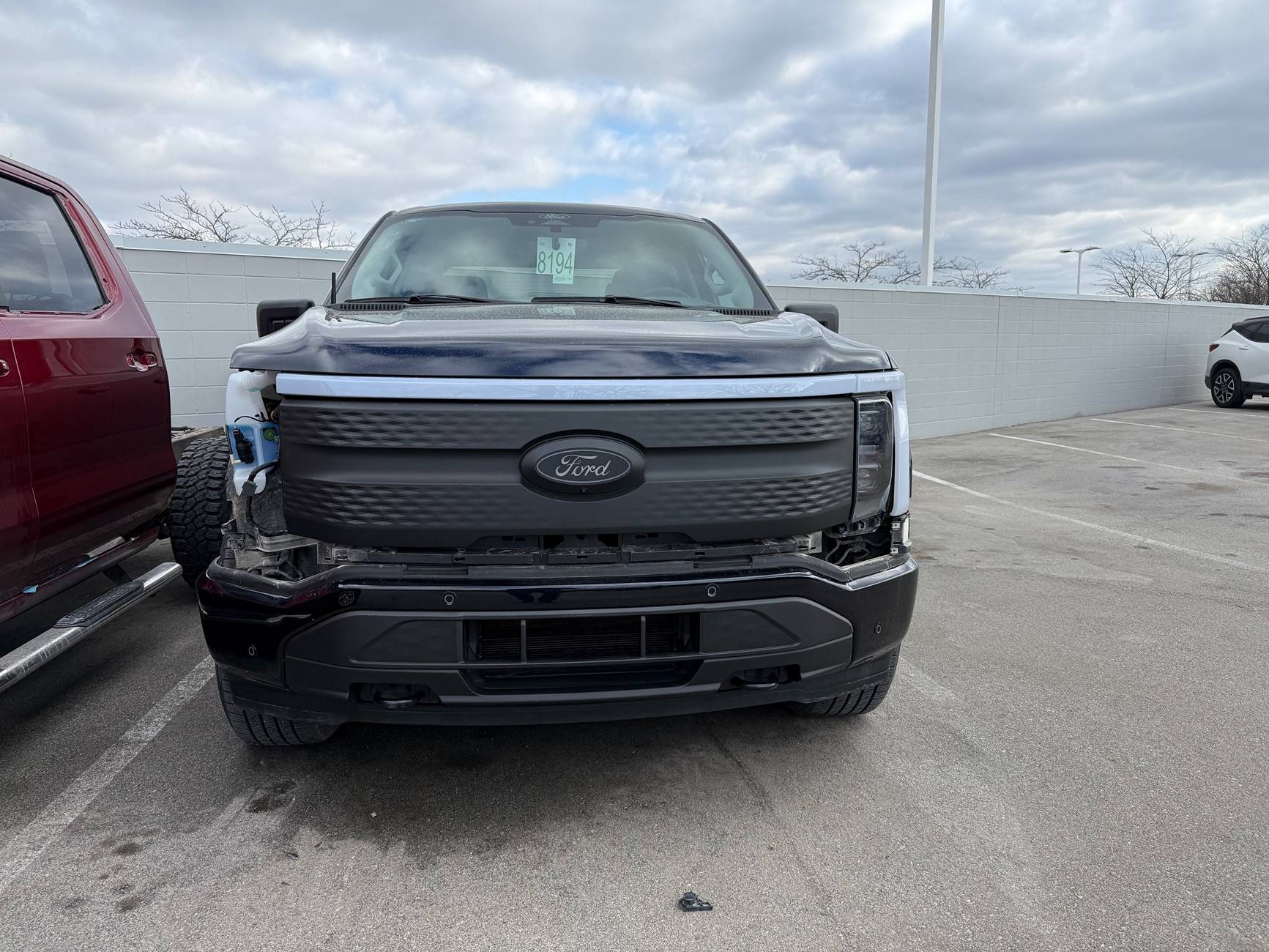 Ford F-150 Lightning Well, I guess I can stop complaining about my light bar alignment… IMG_5751