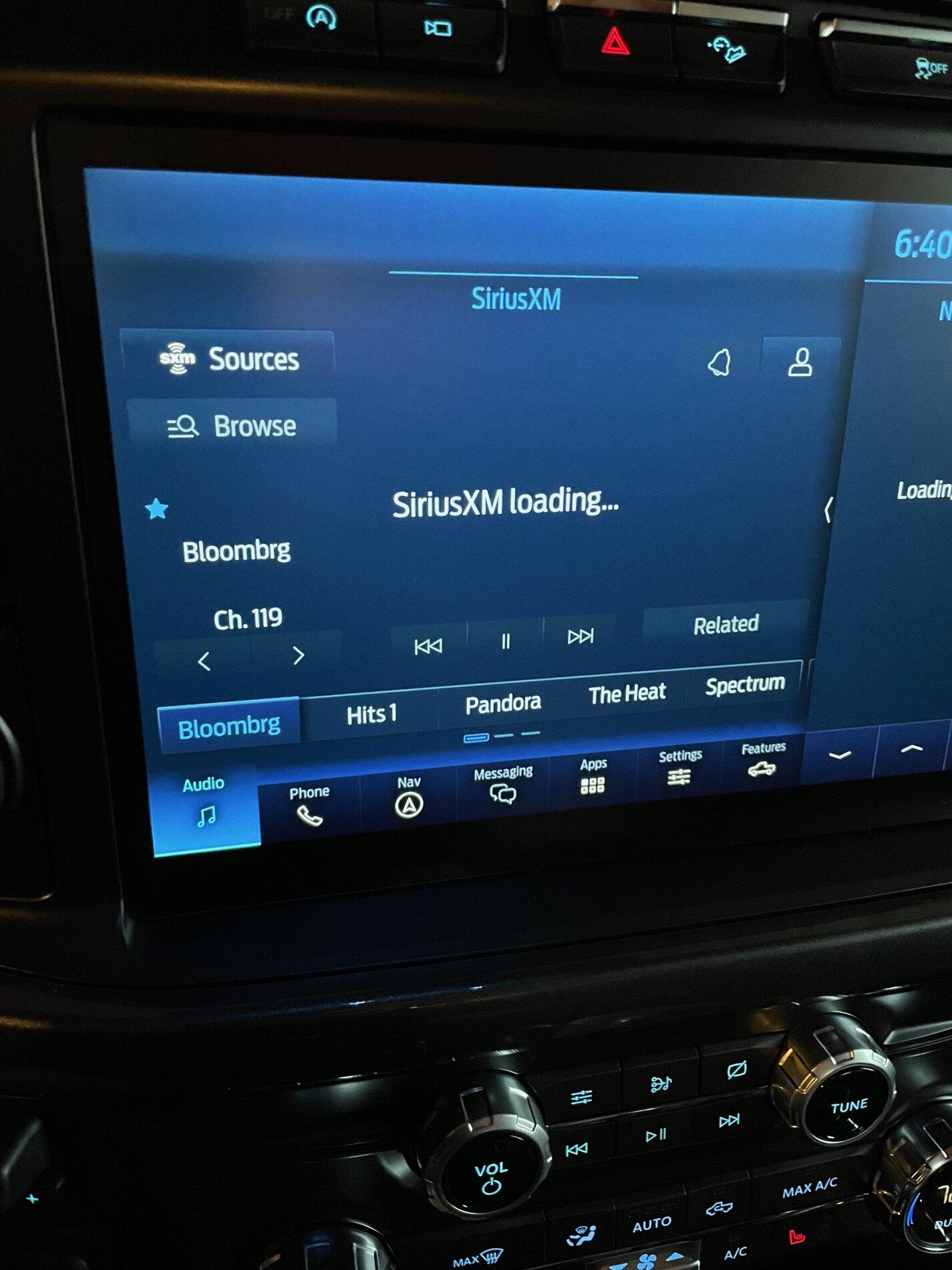 Ford F-150 Lightning 12" Screen Usage - So why are XM preset station logos so small? IMG_5839