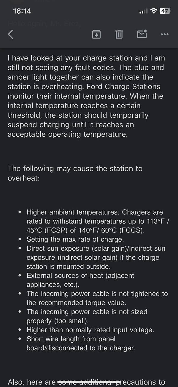 Ford F-150 Lightning Ford Charge Station Pro Fault - "charging at a reduced rate" IMG_5926