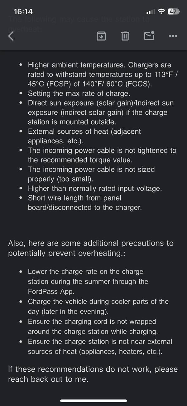 Ford F-150 Lightning Ford Charge Station Pro Fault - "charging at a reduced rate" IMG_5927