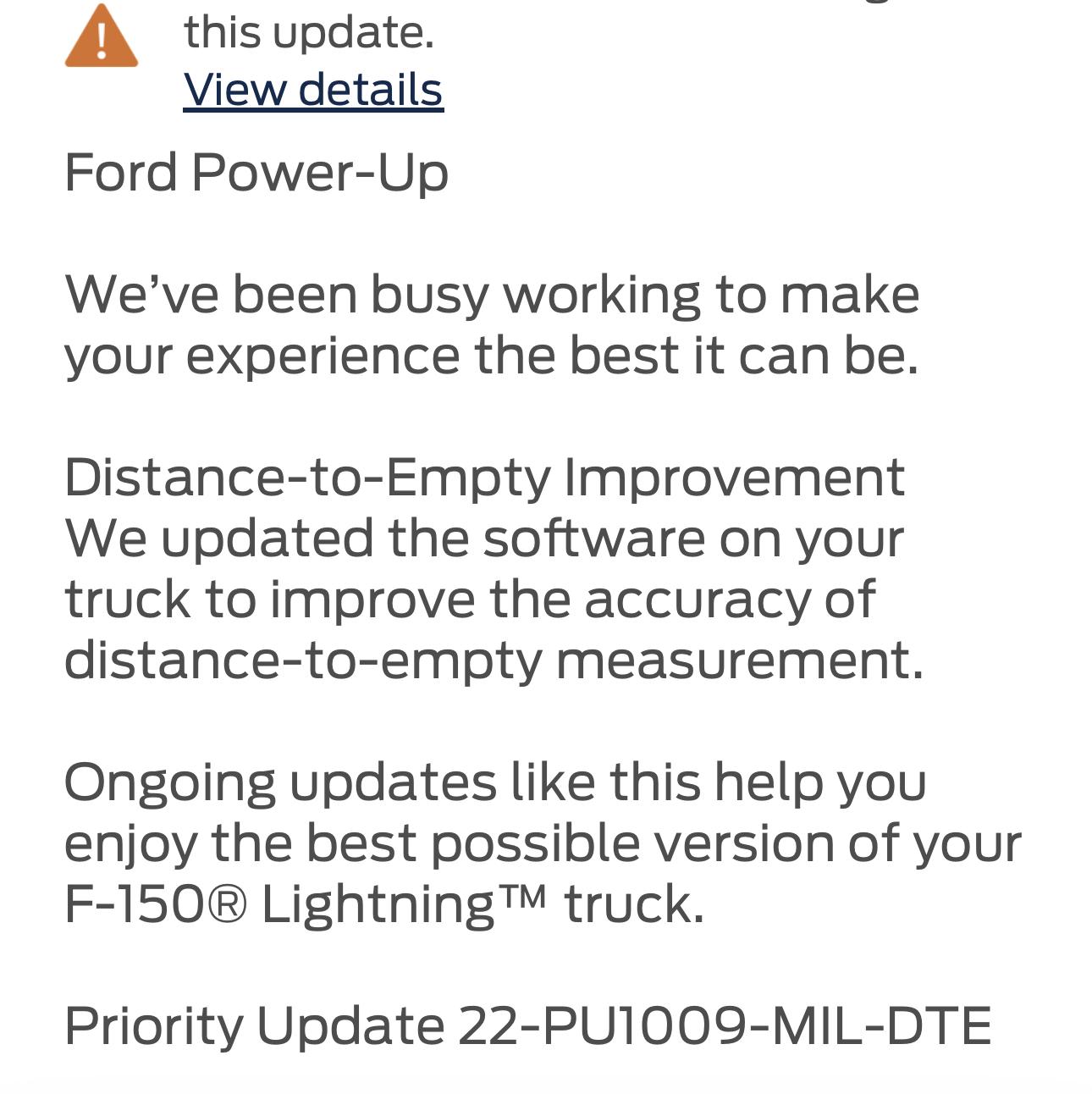 Ford F-150 Lightning Anyone with Error? OTA’s not coming - Ford’s answer IMG_6006