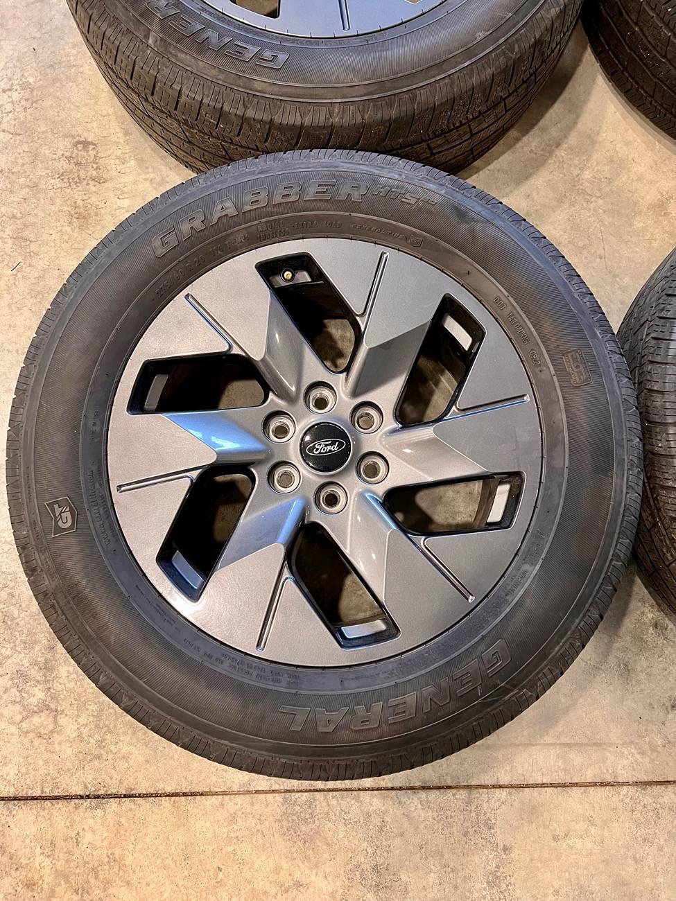 Ford F-150 Lightning 20” Lariat Wheels, TPMS, Lugs, and General Grabber 6/32”. $900 OBO IMG_6053