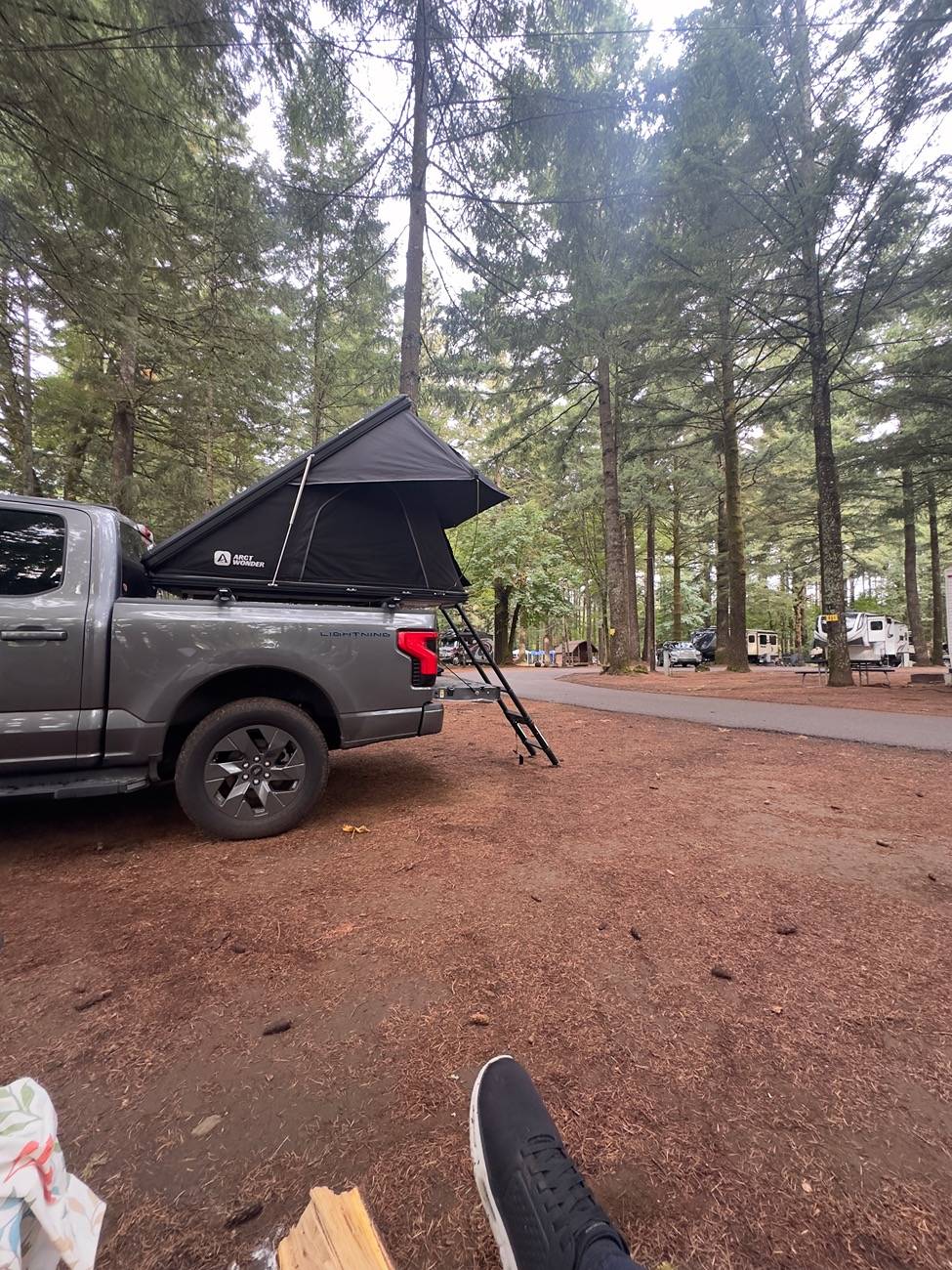 Ford F-150 Lightning Rooftop Camping Setup -- Naturnest RTT IMG_6452