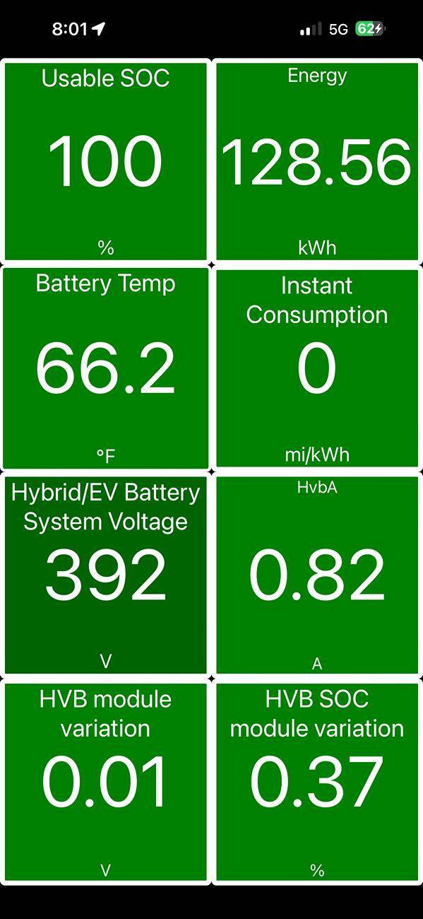 Ford F-150 Lightning Full charge but below 131 KW of usable power img_6939-