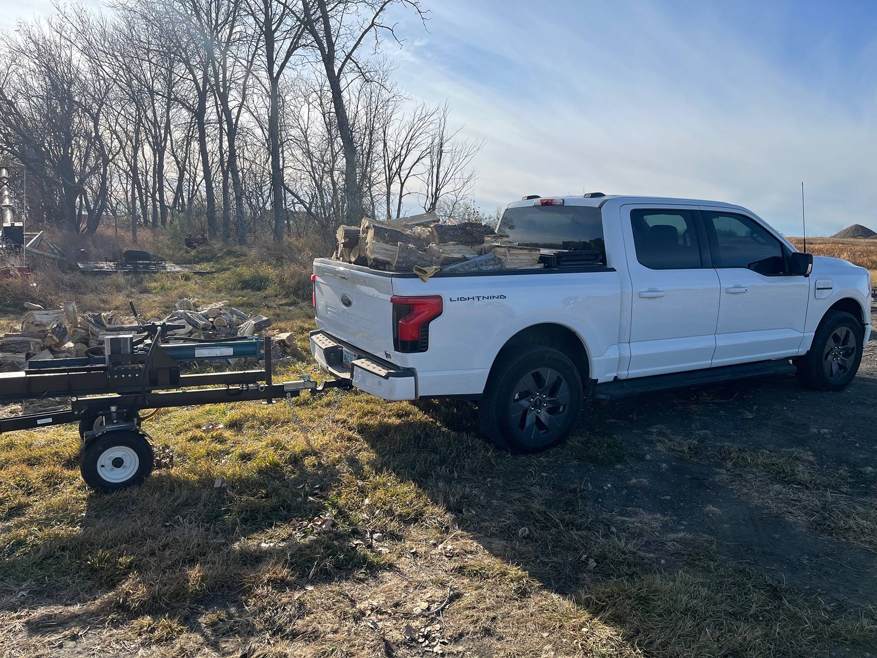 Ford F-150 Lightning Pic - getting ready for ND winter. And park brake annoyance IMG_6962