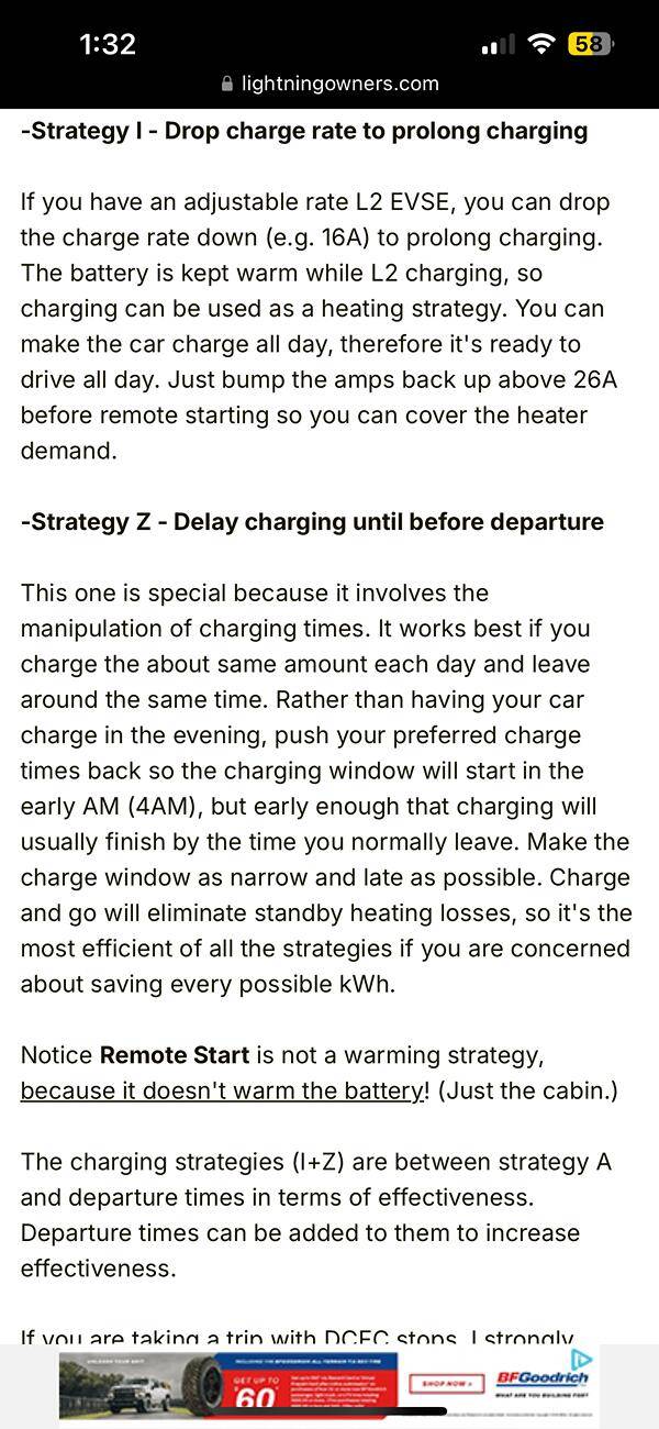 Ford F-150 Lightning Cold Cold Weather tips IMG_7019