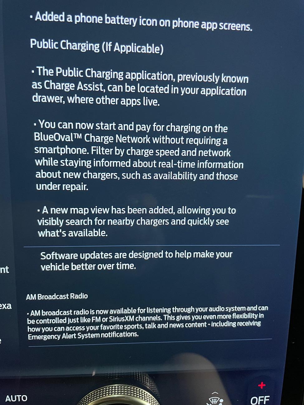 Ford F-150 Lightning Software Update 6.14.0 - Sync Update Ver 23306 Revision: 1076 IMG_7051