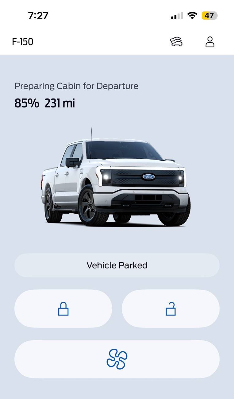 Ford F-150 Lightning FordPass app 5.9.0 released for iOS IMG_7051