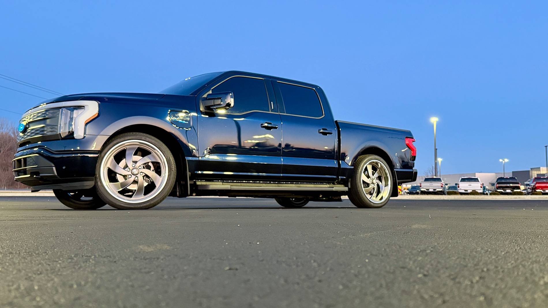 Ford F-150 Lightning Lowered on 24’s IMG_7060