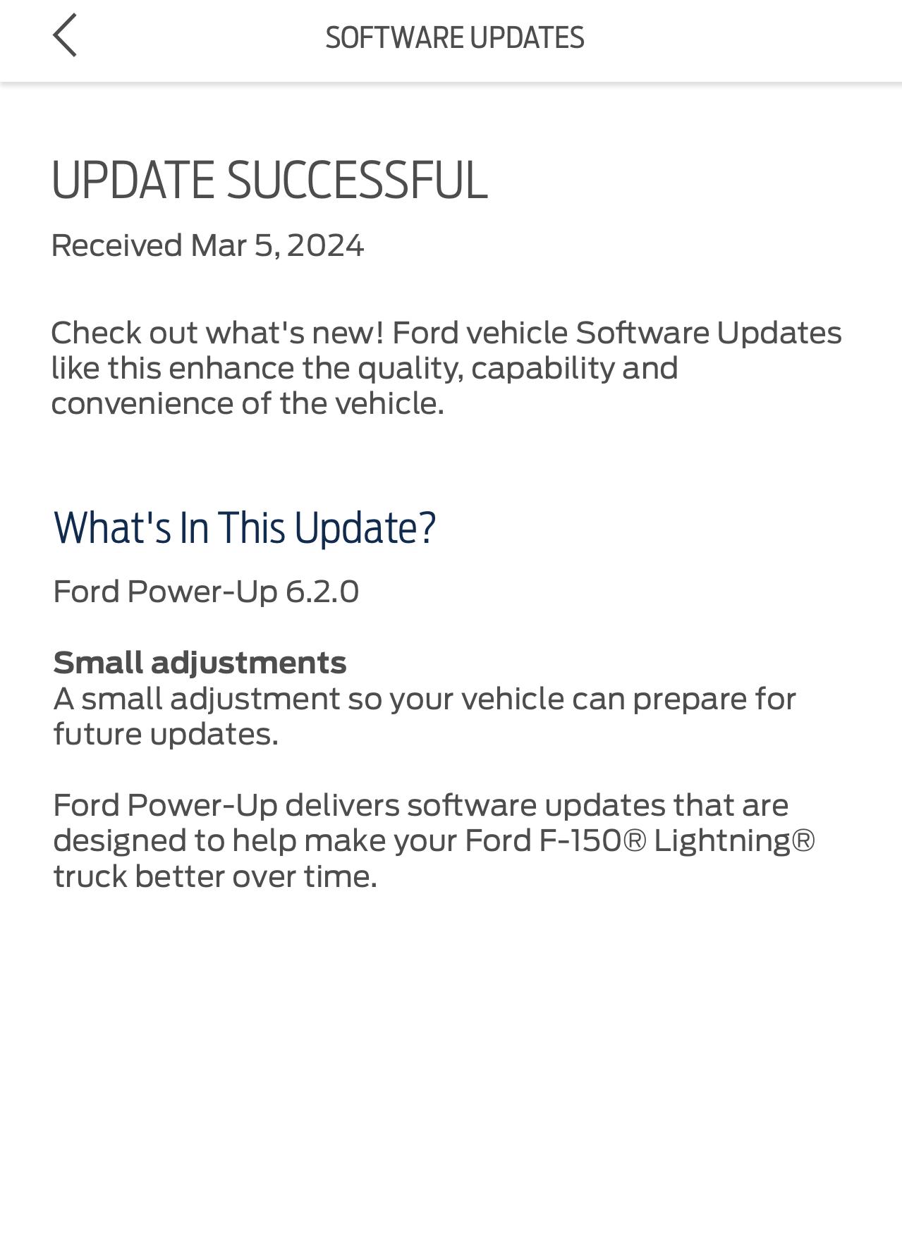 Ford F-150 Lightning Still haven't received software update for Tesla Superchargers IMG_7065