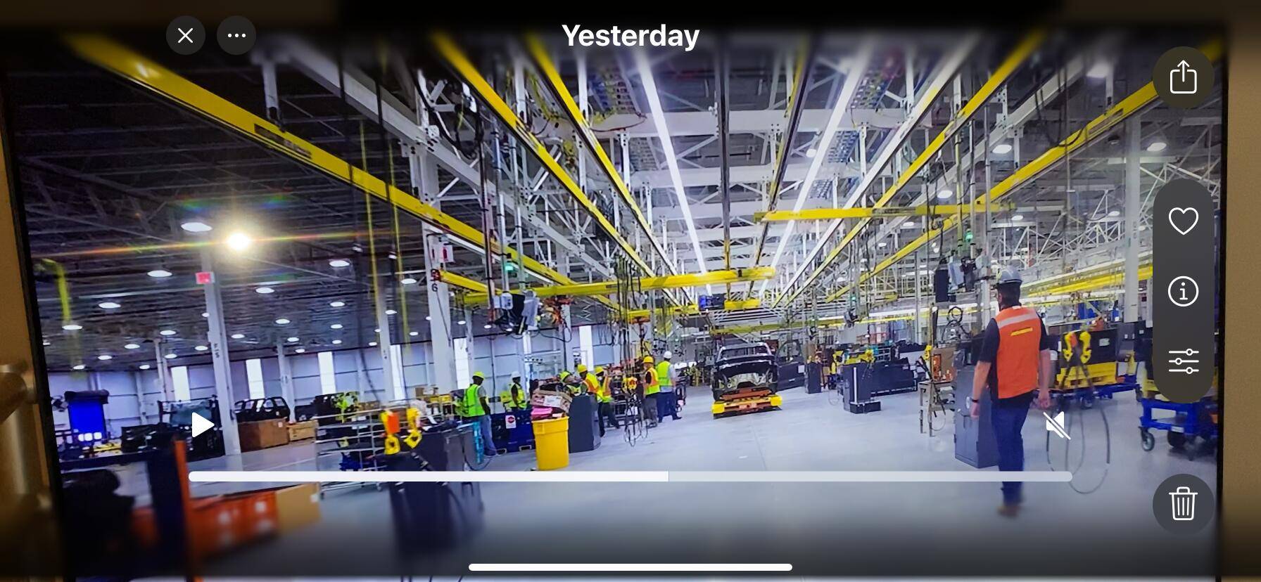 Ford F-150 Lightning Factory tour yesterday @ Rouge F150 Lightning Assembly Line IMG_7099