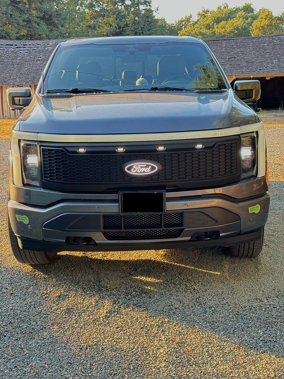 Ford F-150 Lightning Raptor Grille with Lighted Emblem and On/Off Switch IMG_7127