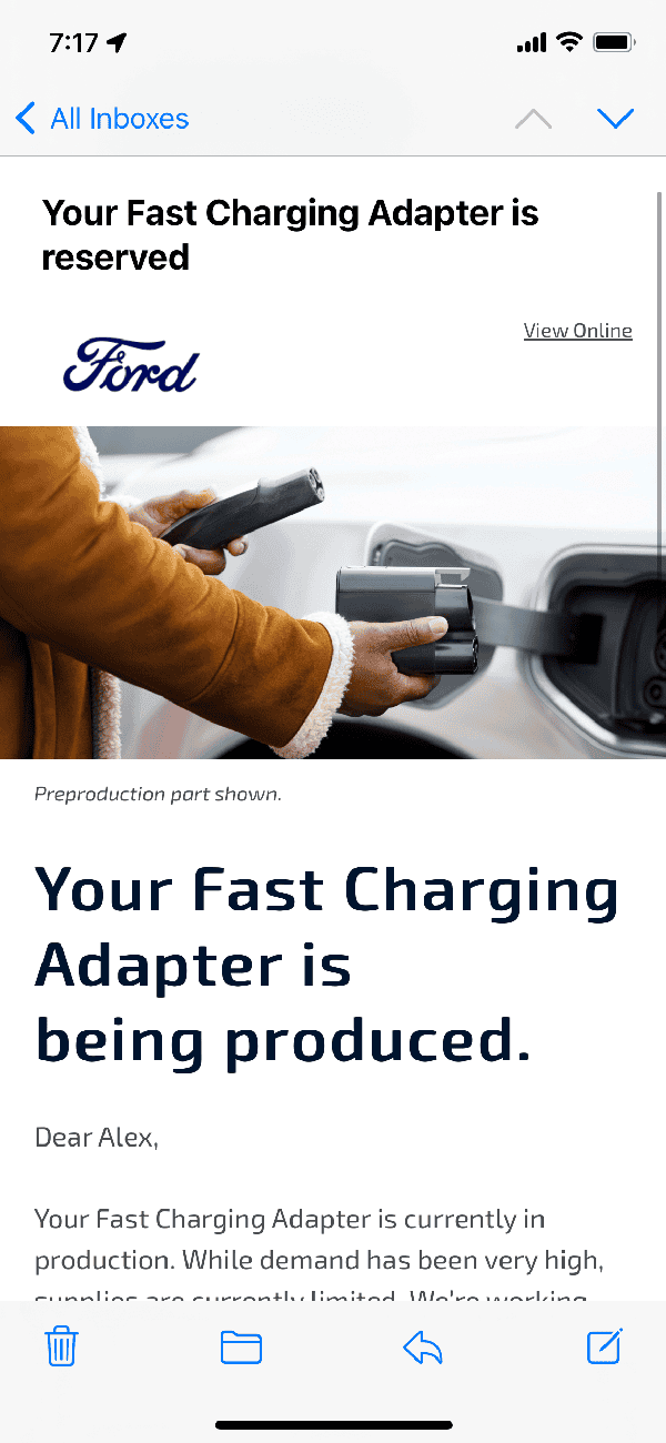 Ford F-150 Lightning NACS Adapter Now Available + Ford EV Owners Can Now Charge on Tesla Superchargers in U.S., Canada! 🙌 IMG_7275