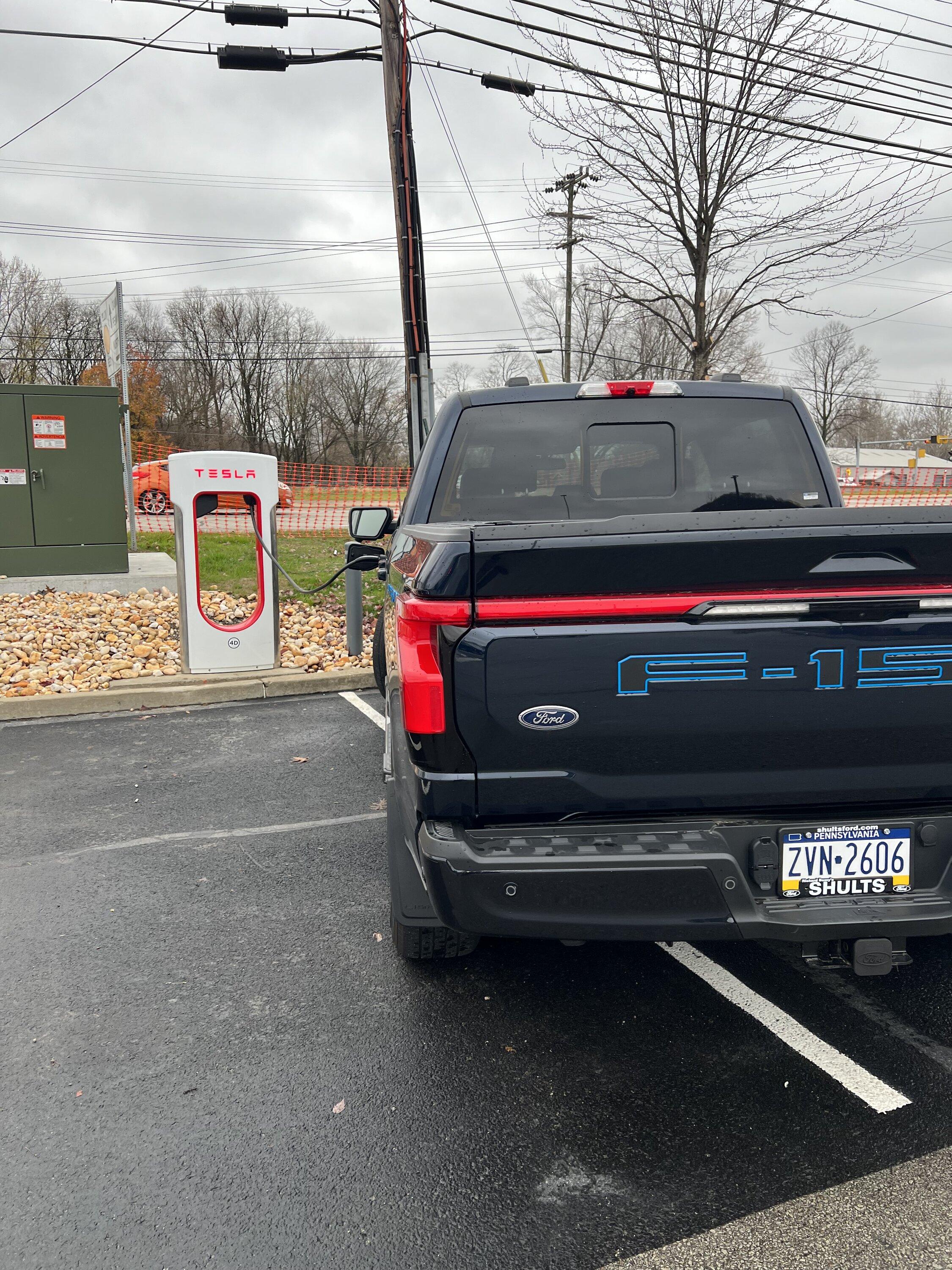 Ford F-150 Lightning Tesla Supercharger network now up to 66 locations with Magic Dock (4/17/24) IMG_7399