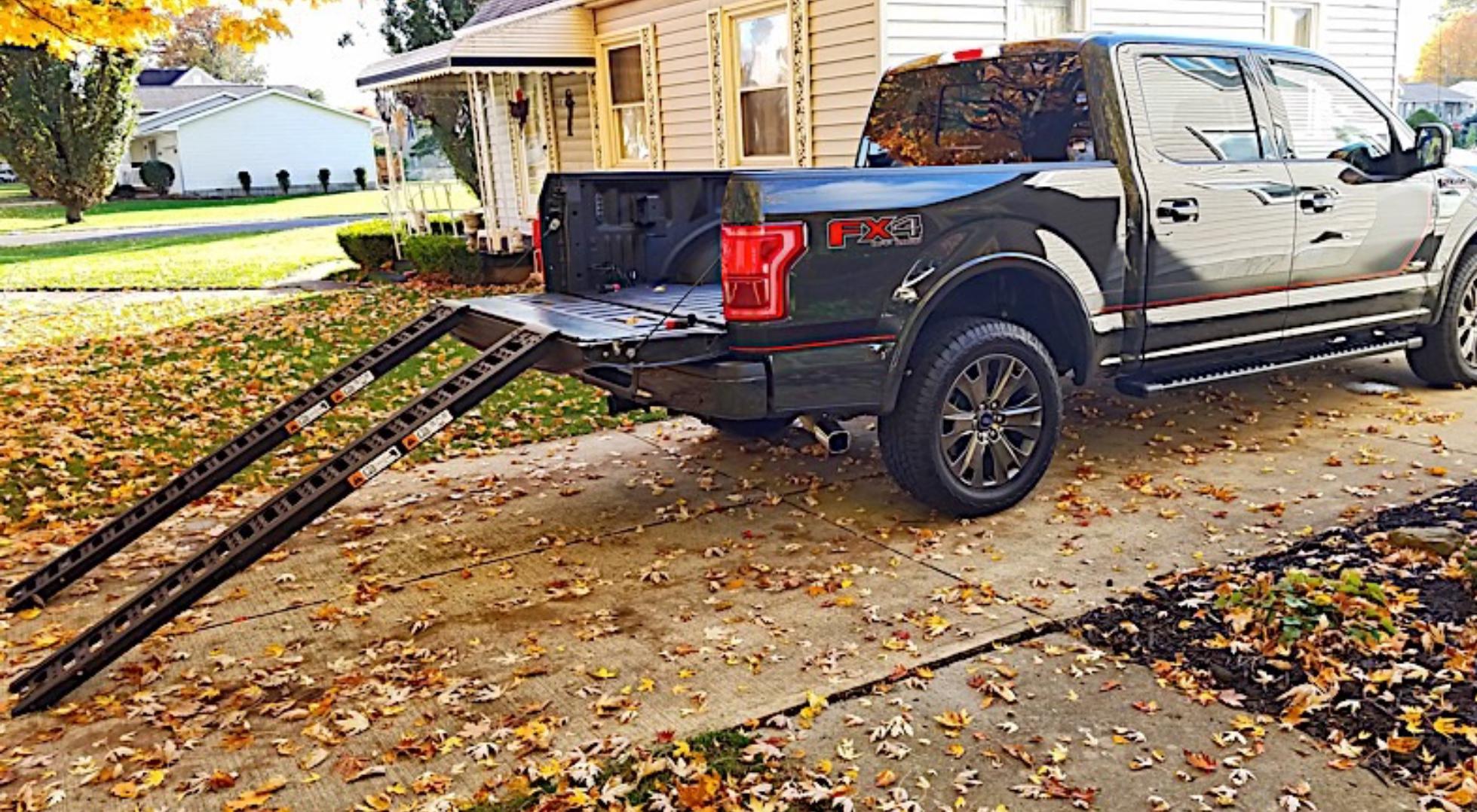 Ford F-150 Lightning Cargo ramps IMG_7492