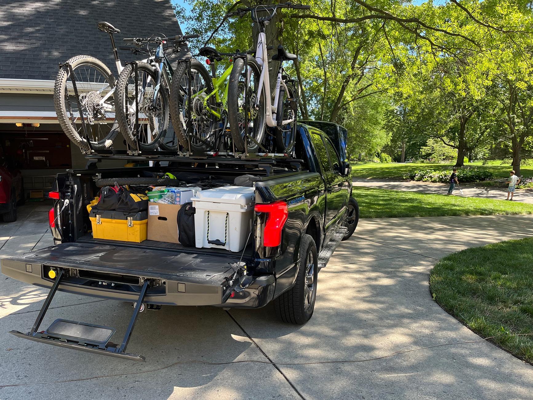 Ford F-150 Lightning Retrax XR, Rhino Rack and 1Up Bike Racks IMG_7904