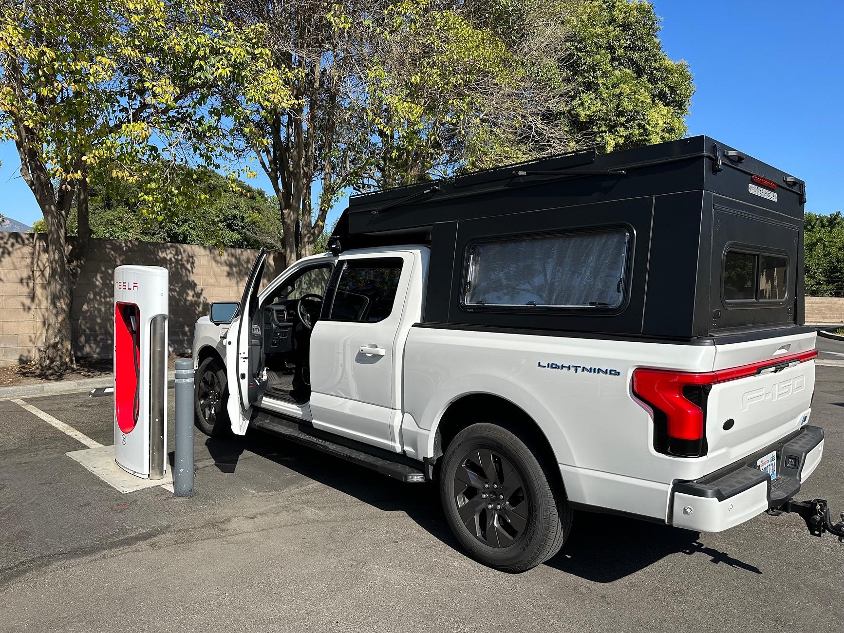 Ford F-150 Lightning Camper and Tesla superchargers IMG_7916