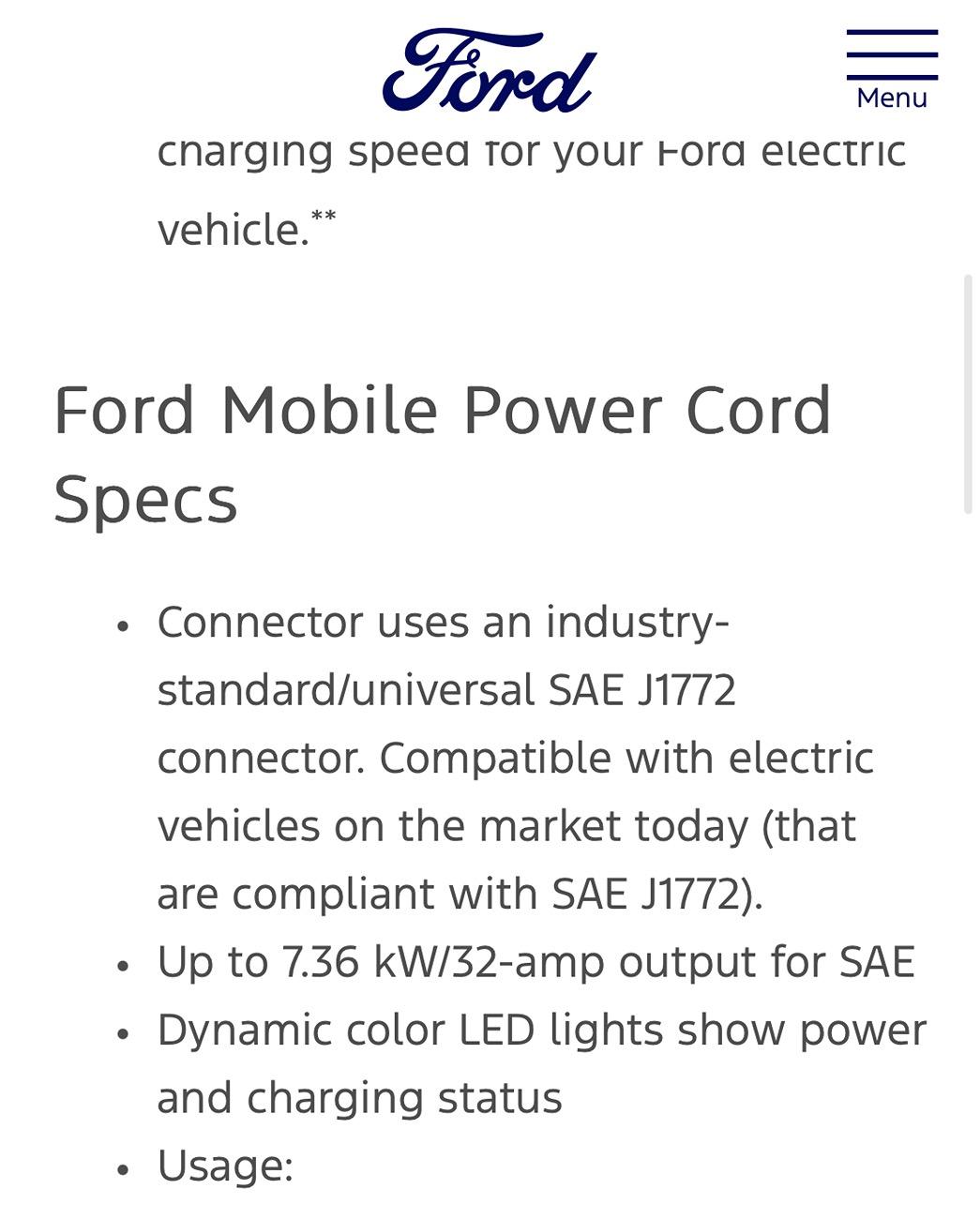 Ford F-150 Lightning Factory 14-50 30 Amp Mobile Plug works with RV 50 Amp plug (at local RV resort)? IMG_7960