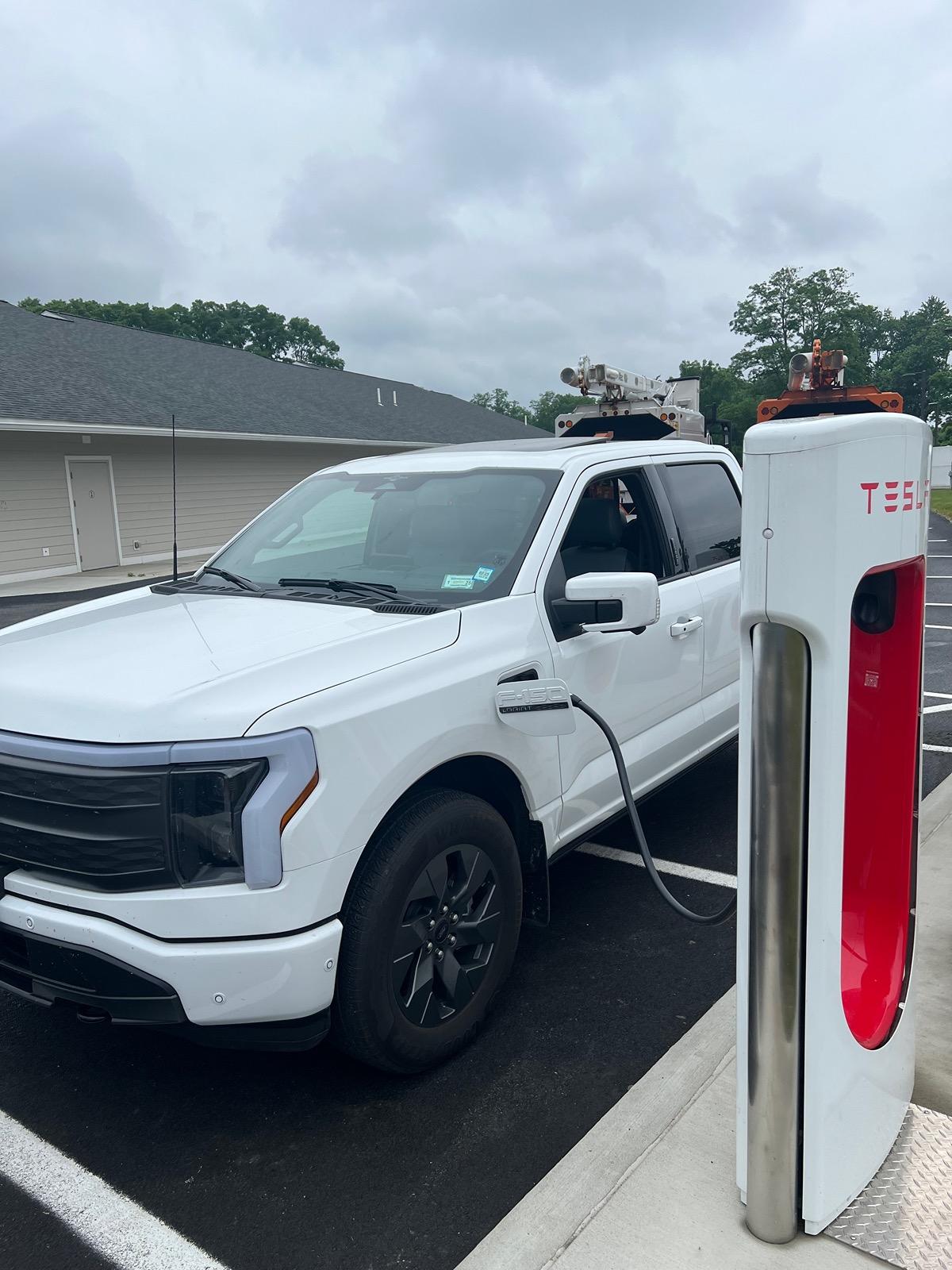 Ford F-150 Lightning First Tesla Supercharging Experience IMG_8259