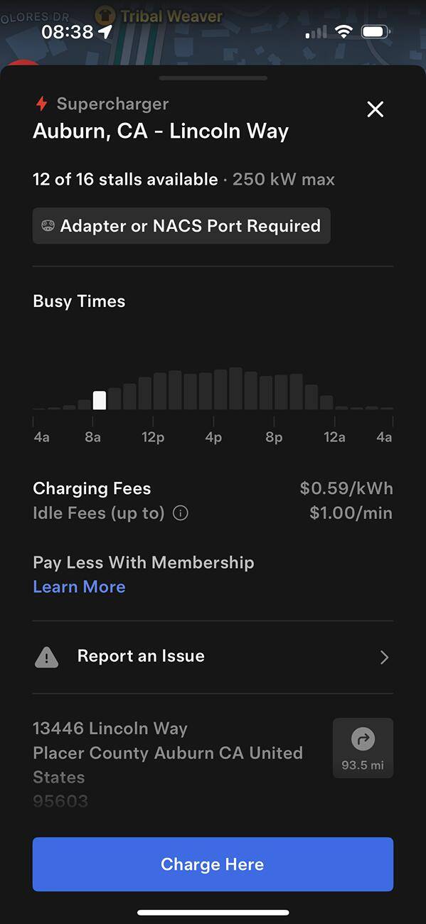 Ford F-150 Lightning Blue Oval charges vs Tesla charge via app IMG_8317