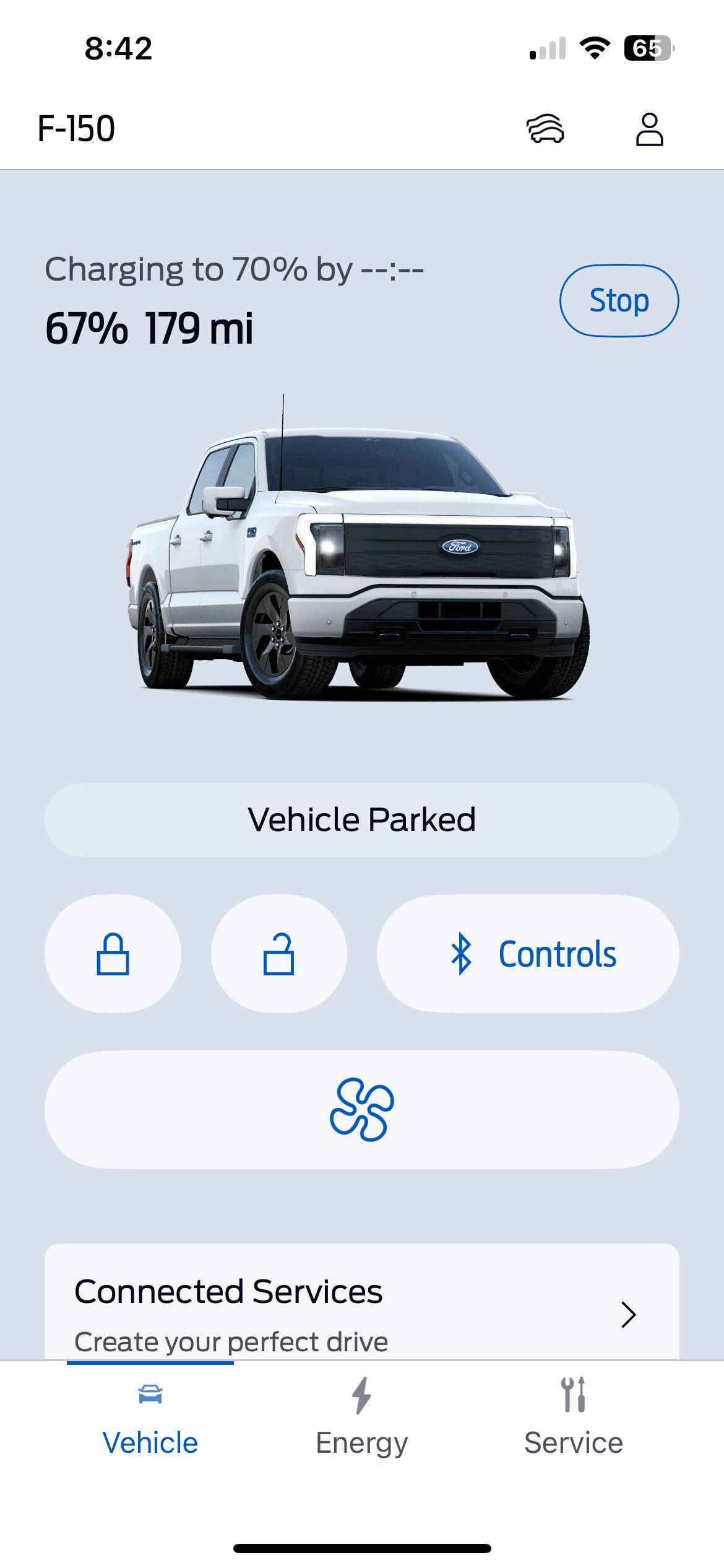 Ford F-150 Lightning Predicted charging completion time not showing up IMG_8754