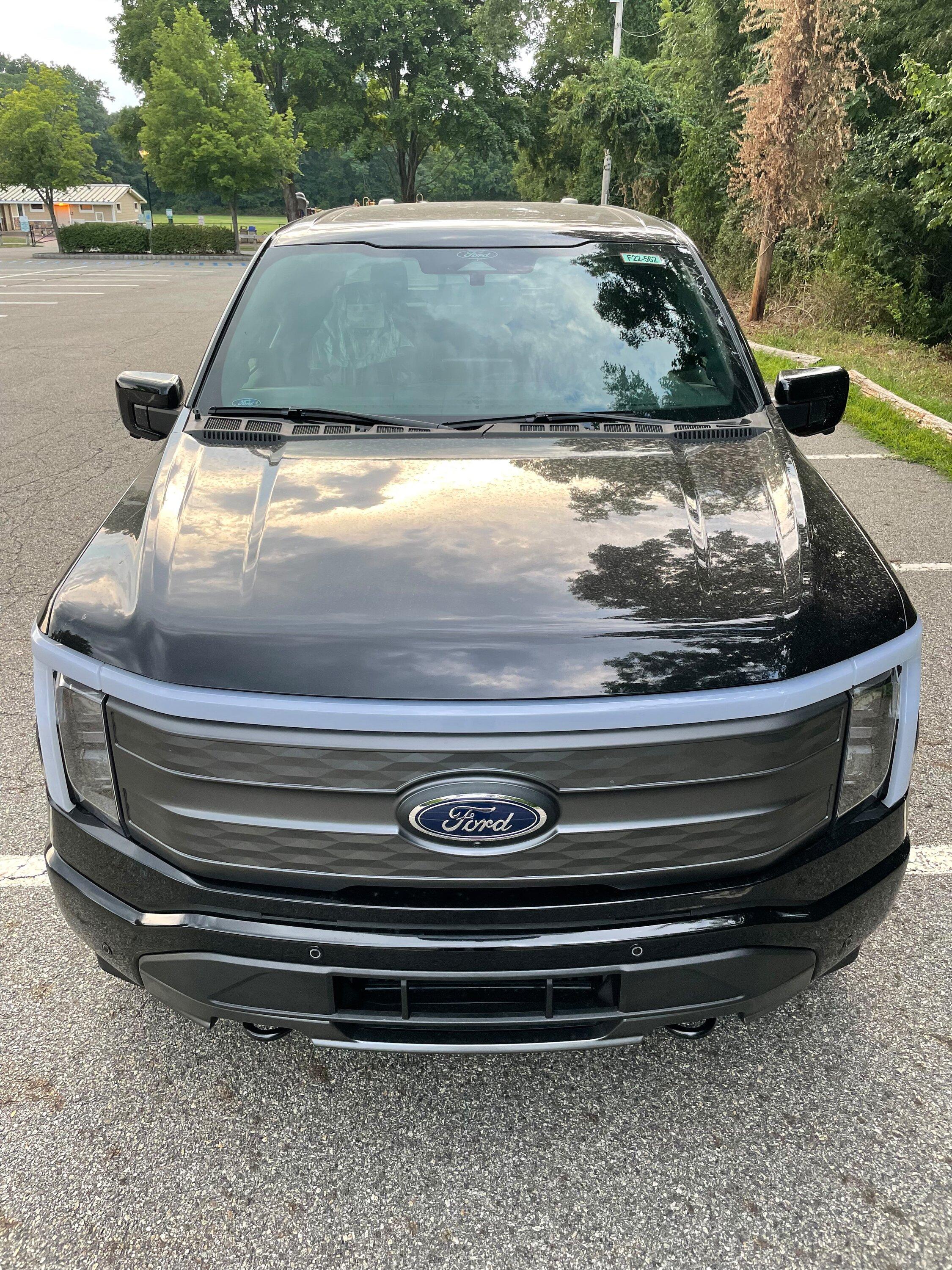 Ford F-150 Lightning 2022 F150 Lightning Lariat Extended Battery Black/Black For Sale NJ $120k OBO IMG_9517